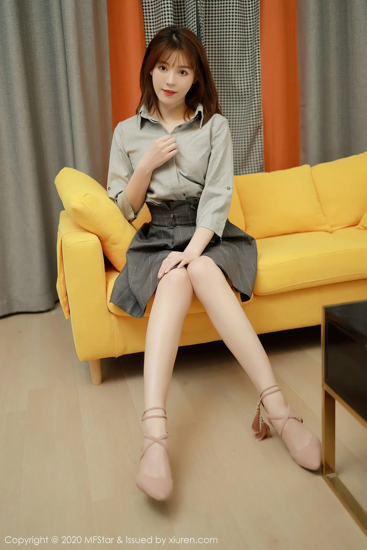 MFStar 模范学院 Vol.424  灰色职业制服 优优 - 9