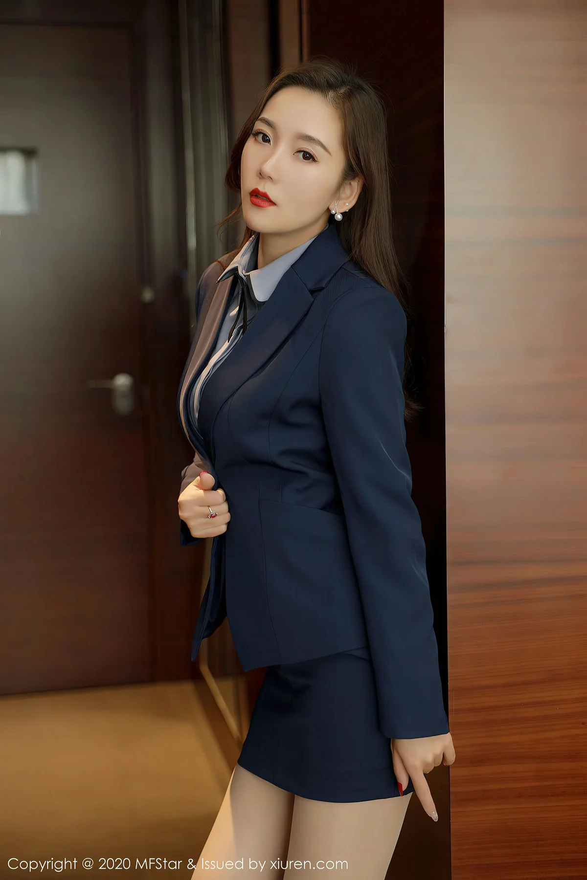 MFStar 模范学院 Vol.425  艾静香 新人模特高挑美女 - 6