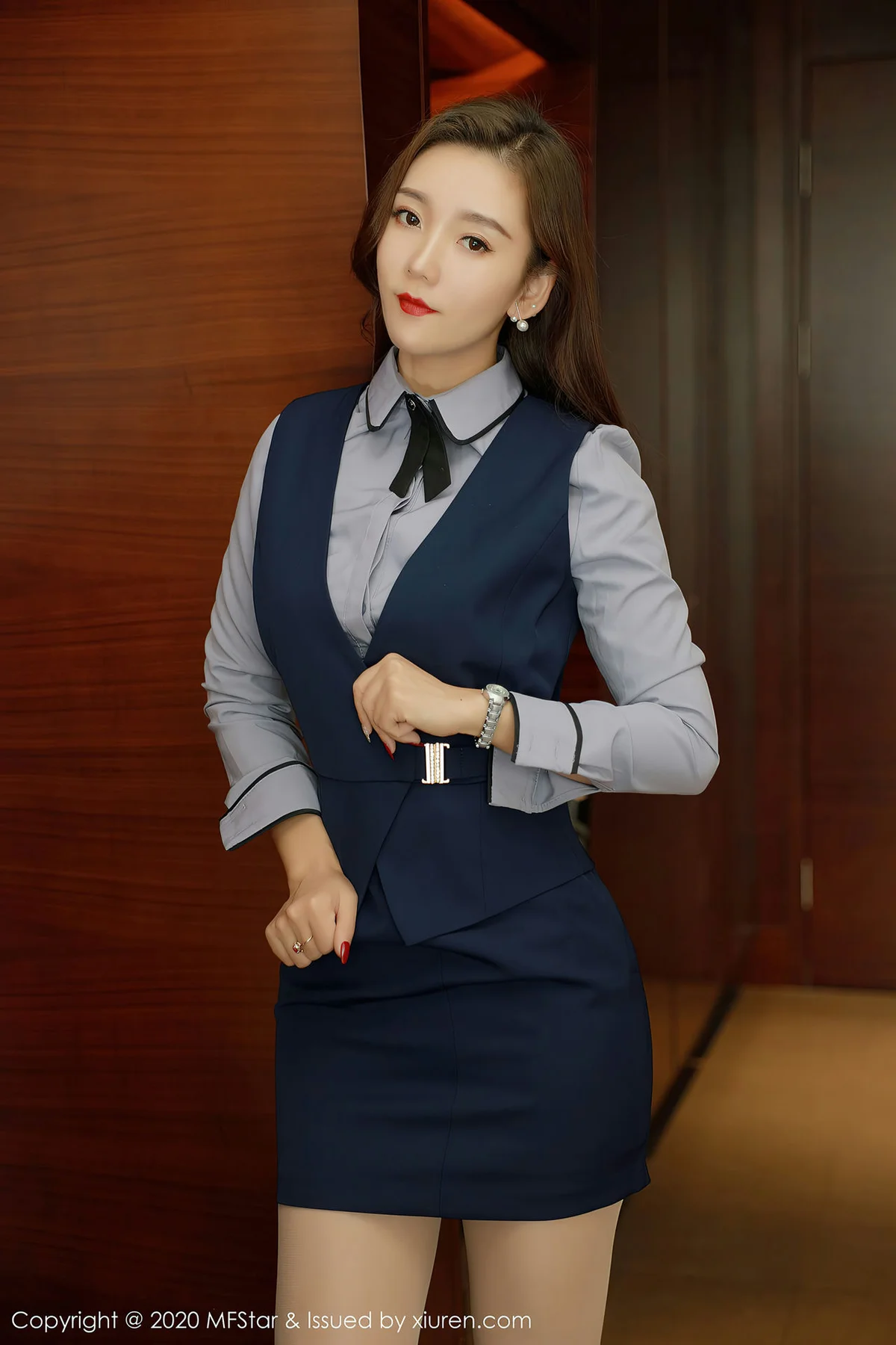 MFStar 模范学院 Vol.425  艾静香 新人模特高挑美女 - 3