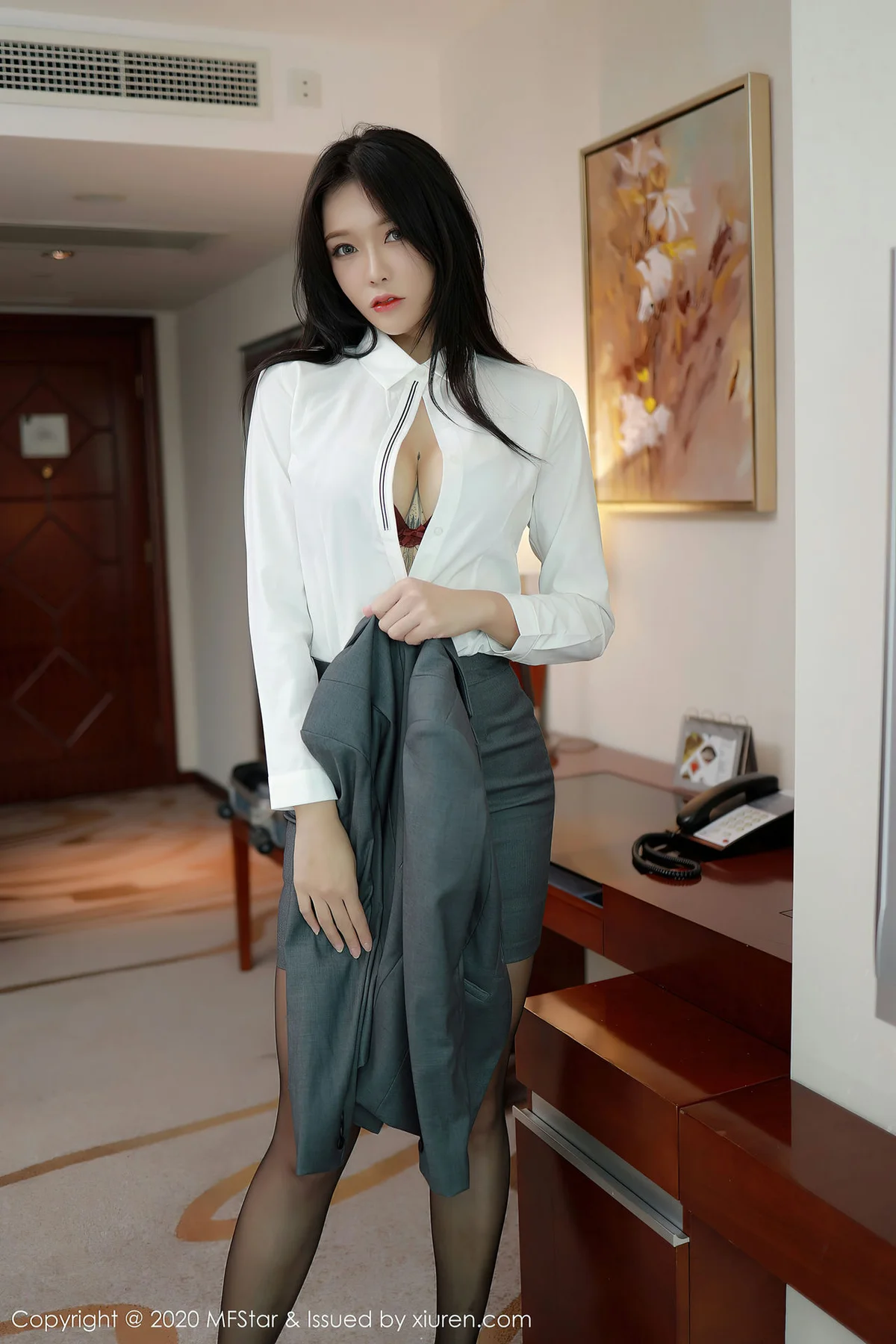 MFStar 模范学院 Vol.426  性感短裙爆乳 娜比 - 8