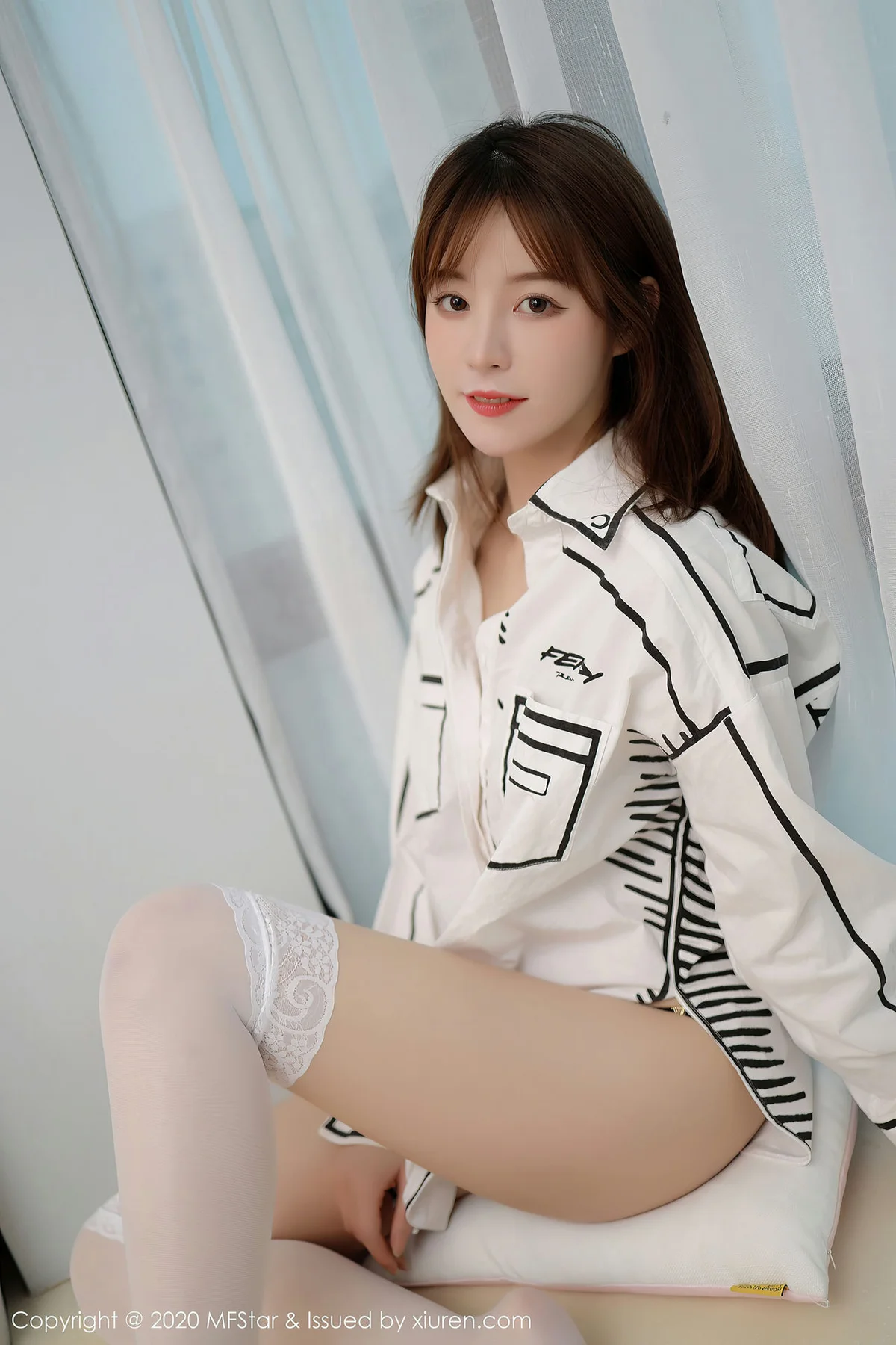 MFStar 模范学院 Vol.427  性感蕾丝袜美足 优优 - 3