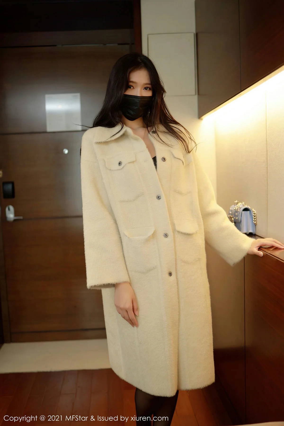 MFStar 模范学院 Vol.445  黑丝情趣皮衣 娜比 极致黑丝 - 3