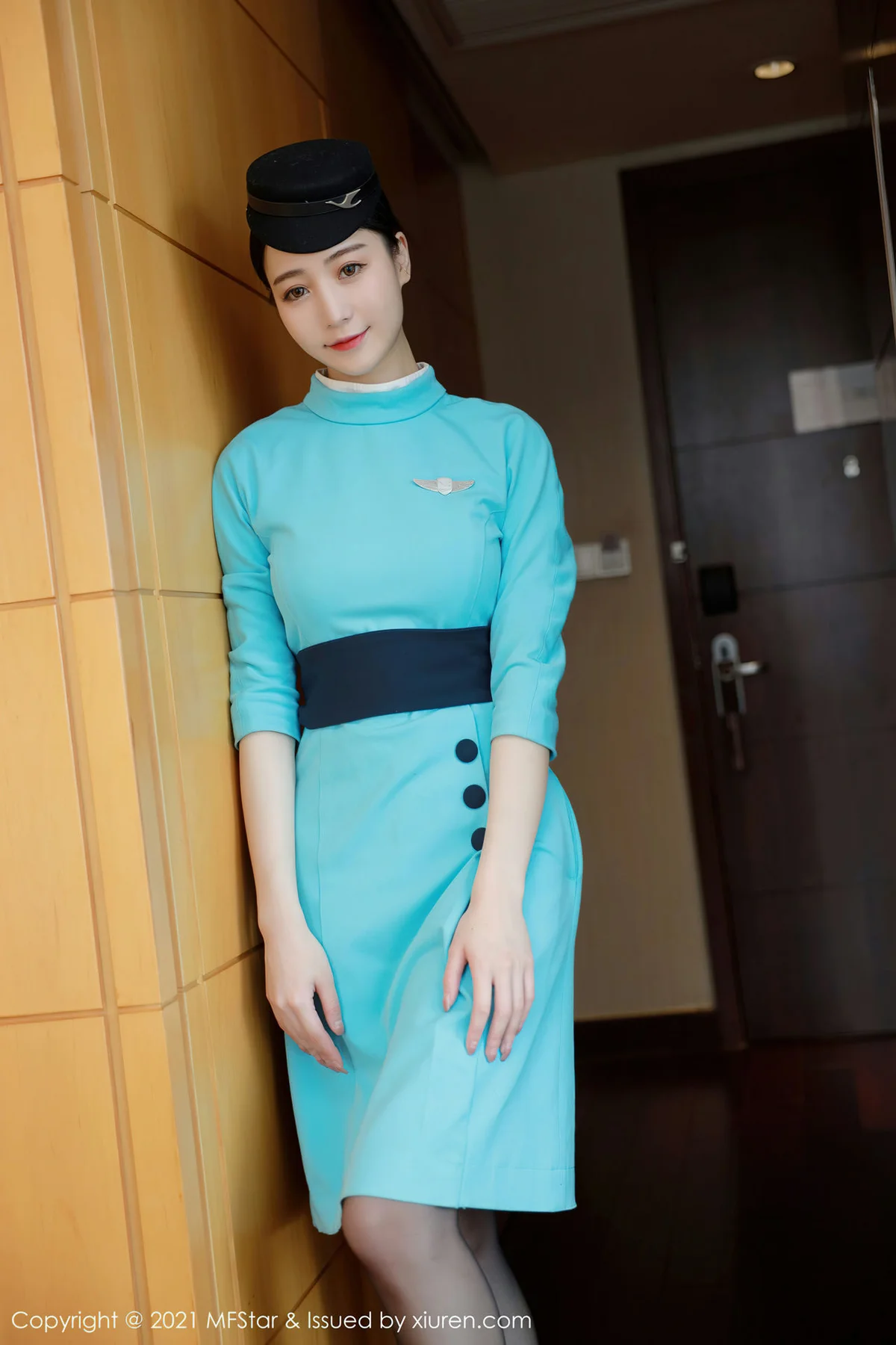 MFStar 模范学院 Vol.455   空姐制服写真 水水er - 9