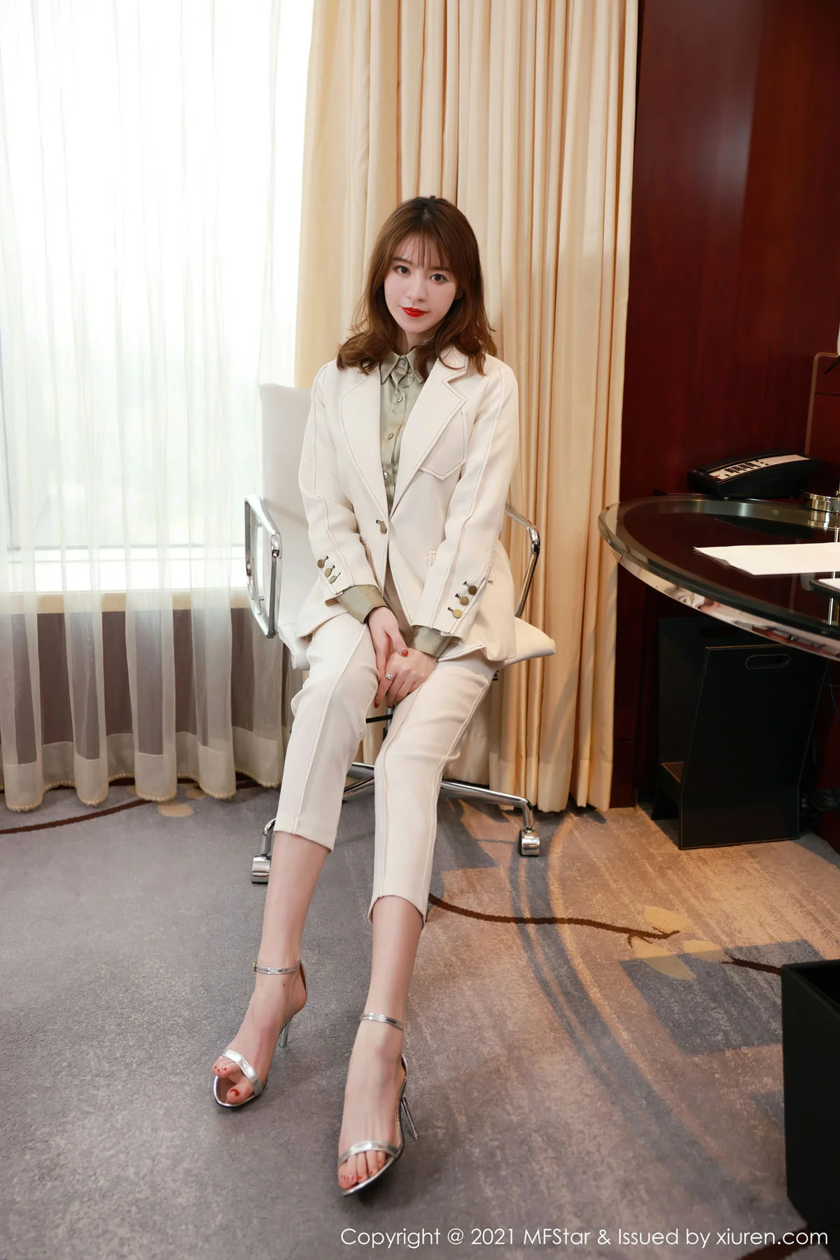 MFStar 模范学院 Vol.485 狂野动人豹纹内衣 yoo优优 性感写真 - 6