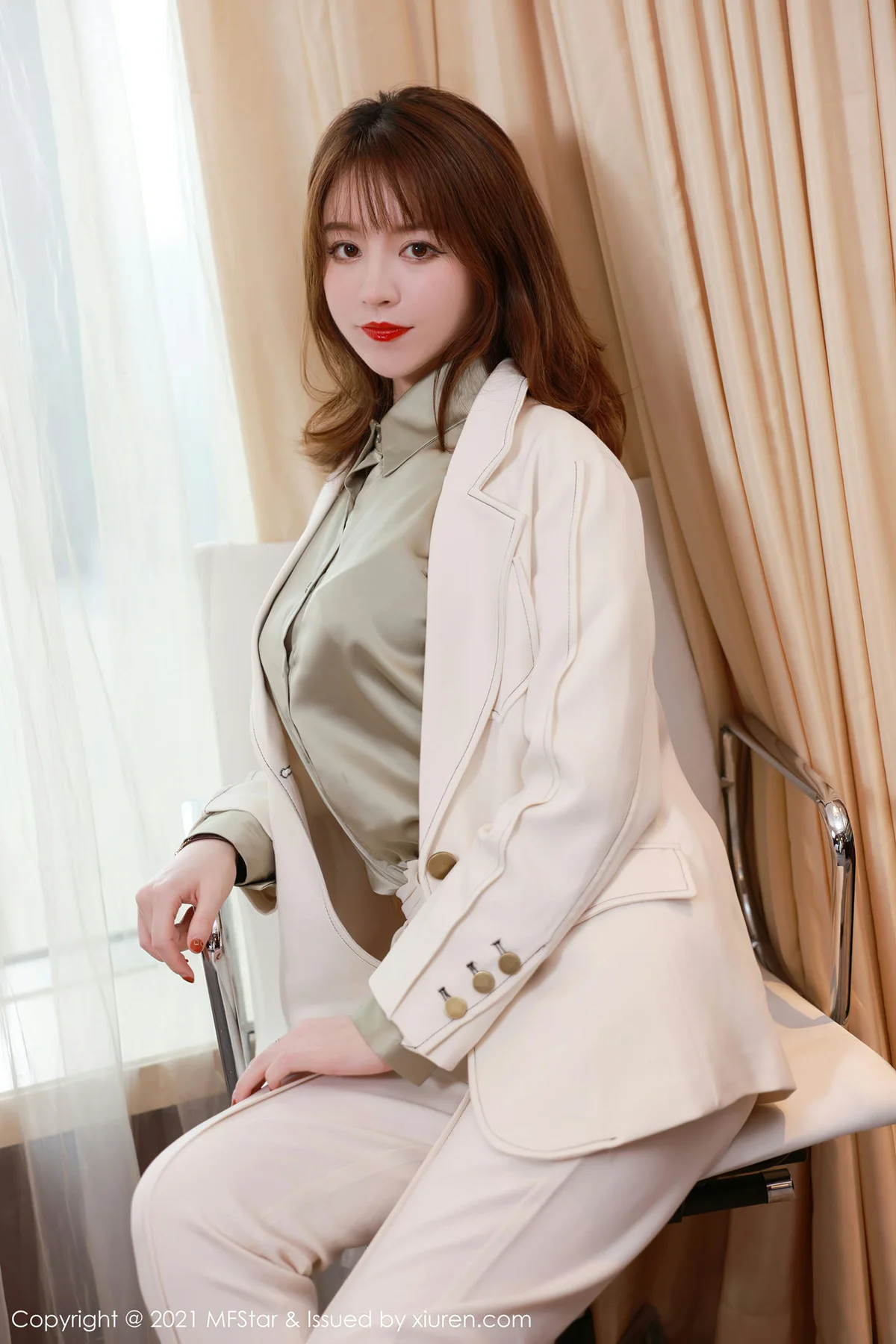 MFStar 模范学院 Vol.485 狂野动人豹纹内衣 yoo优优 性感写真 - 10