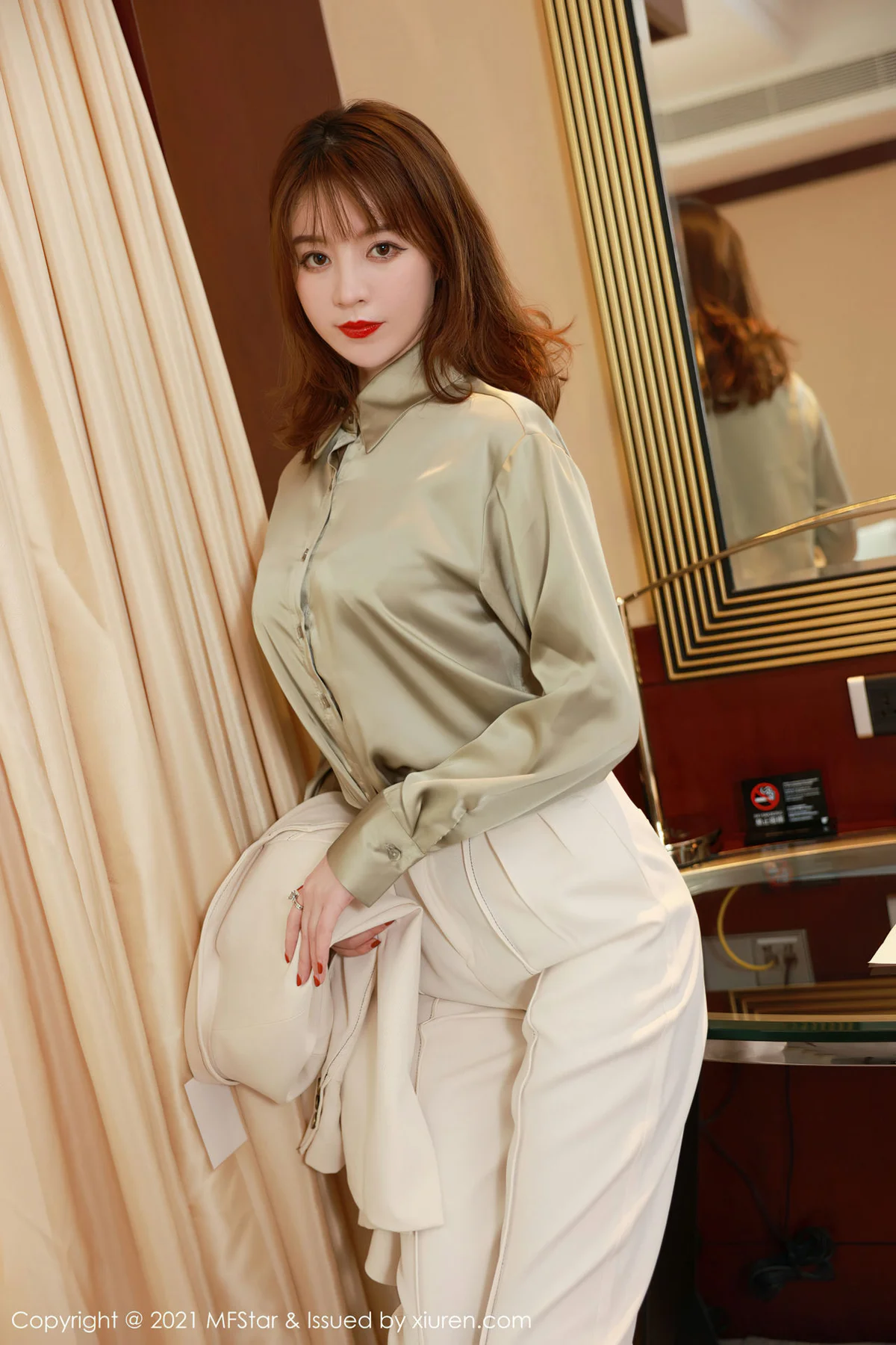 MFStar 模范学院 Vol.485 狂野动人豹纹内衣 yoo优优 性感写真 - 5