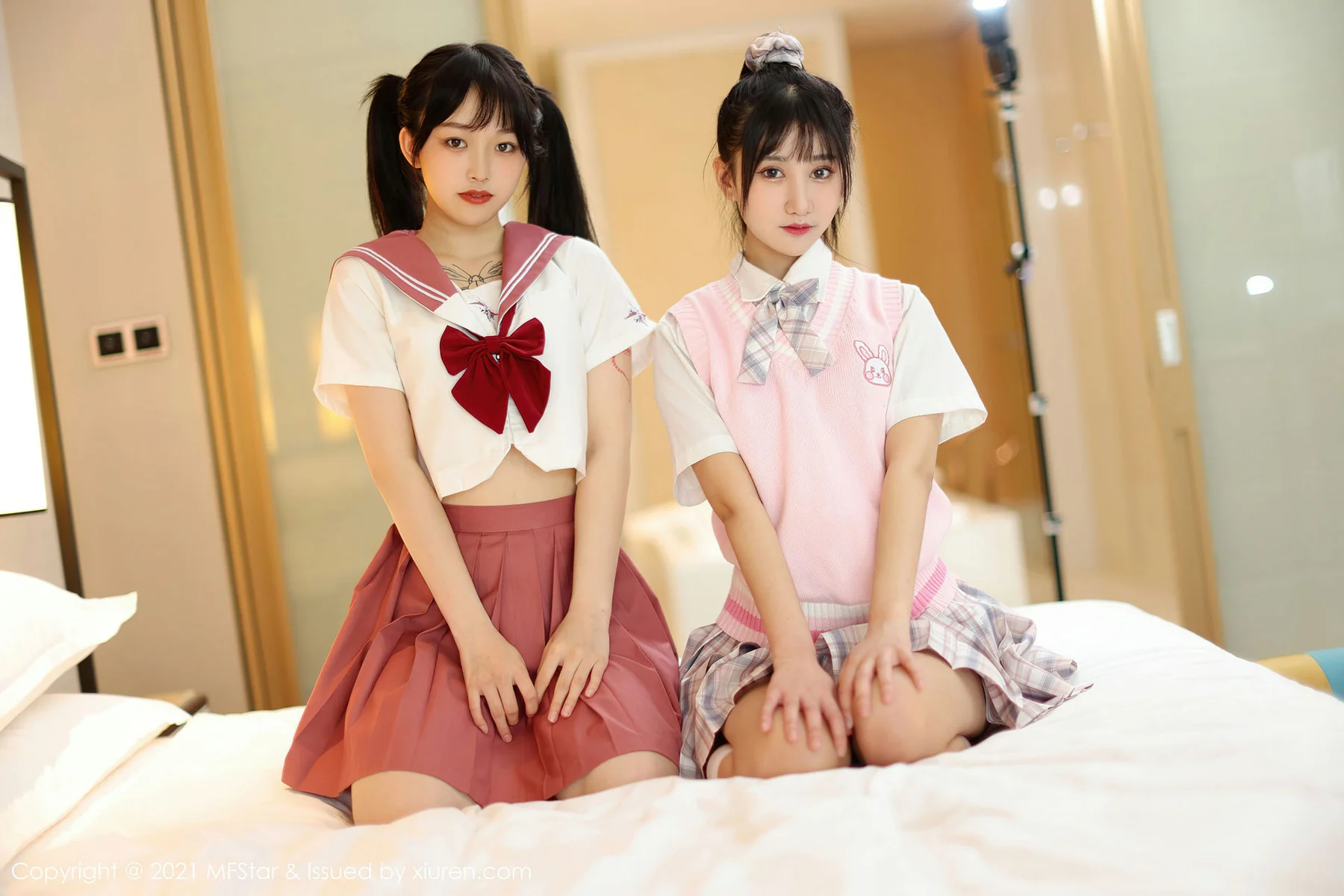 MFStar 模范学院 Vol.507 JK制服系列 清纯模特合集 - 9