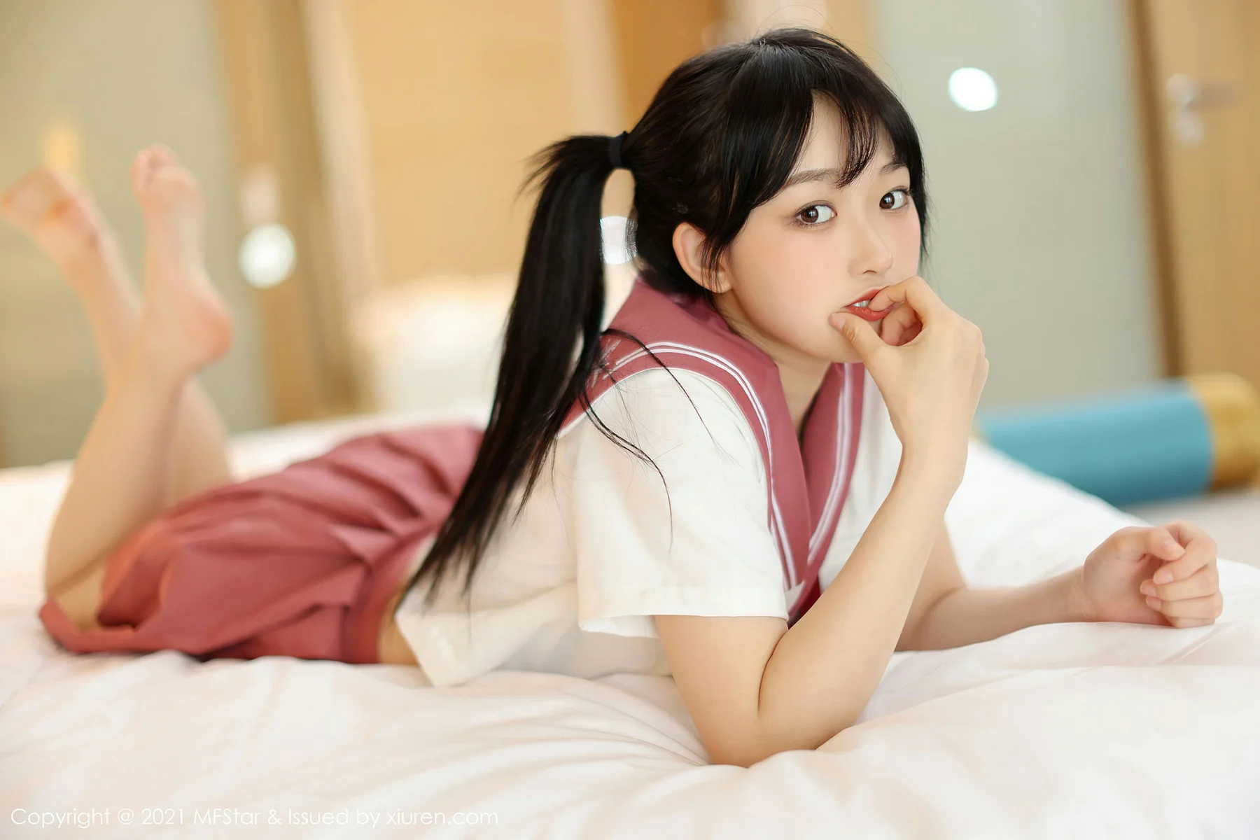MFStar 模范学院 Vol.507 JK制服系列 清纯模特合集 - 10