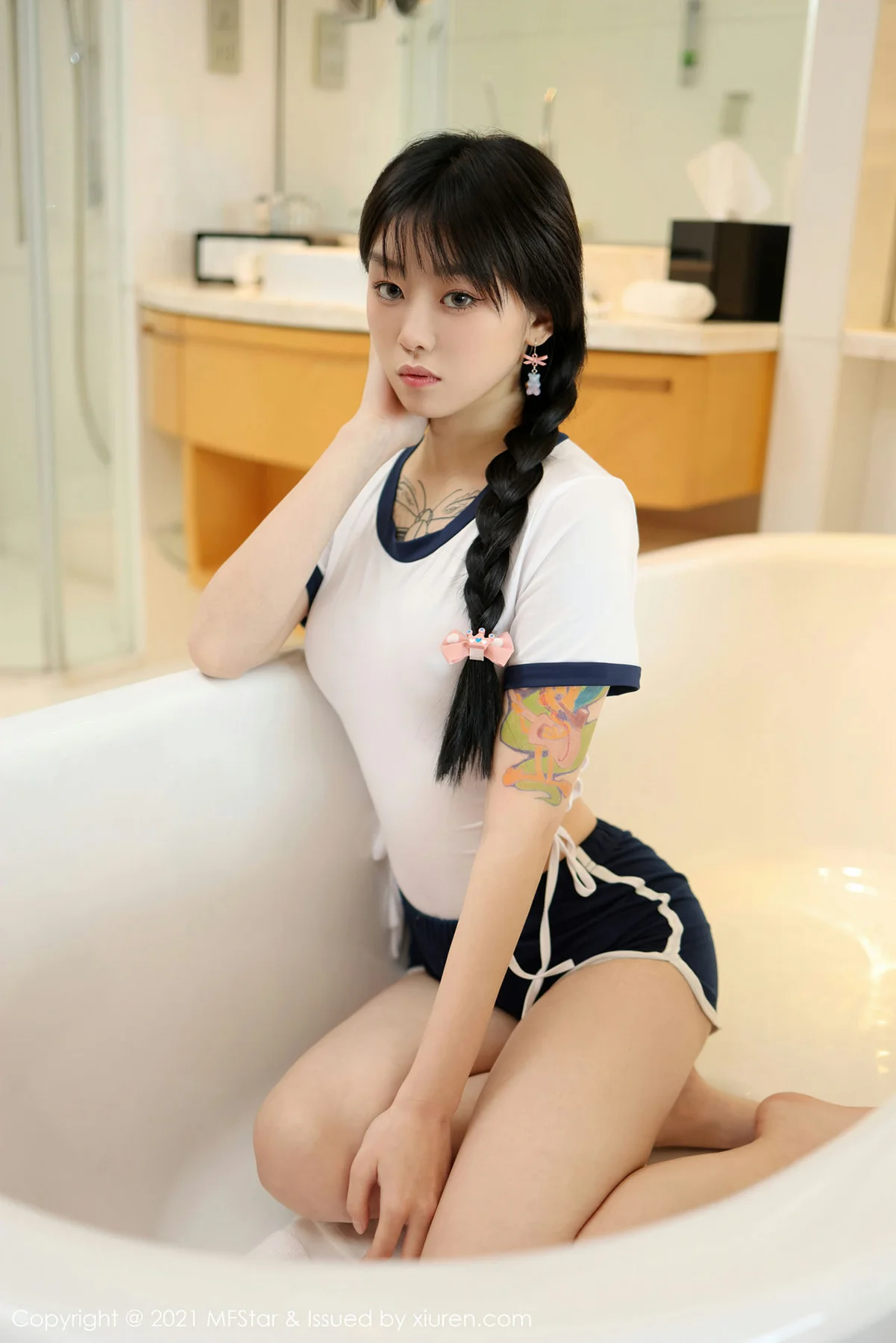MFStar 模范学院 Vol.515 日系风格服饰 奶瓶子 性感写真 - 2