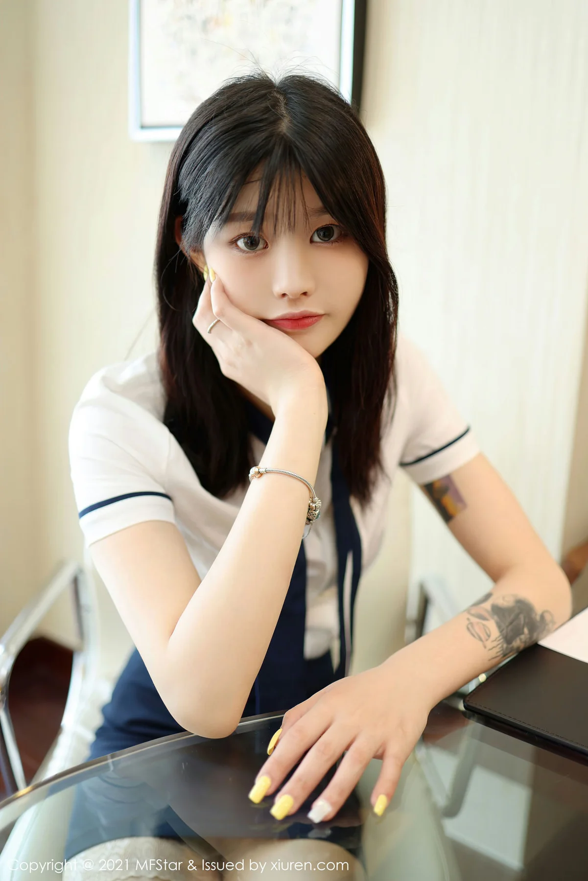 MFStar 模范学院 Vol.516 学生装系列新人模特 77qiqi 首套写真33 - 8