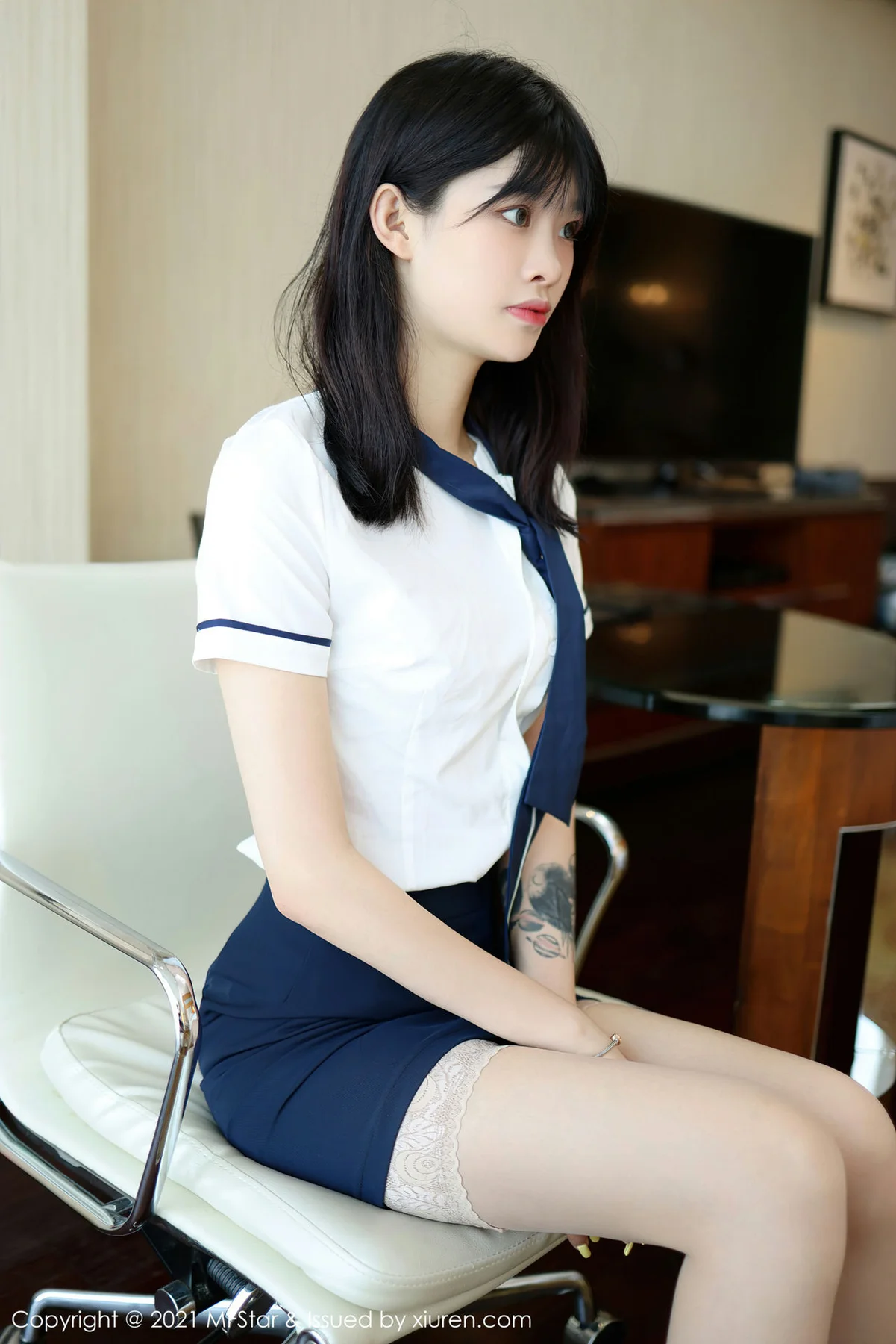 MFStar 模范学院 Vol.516 学生装系列新人模特 77qiqi 首套写真33 - 7