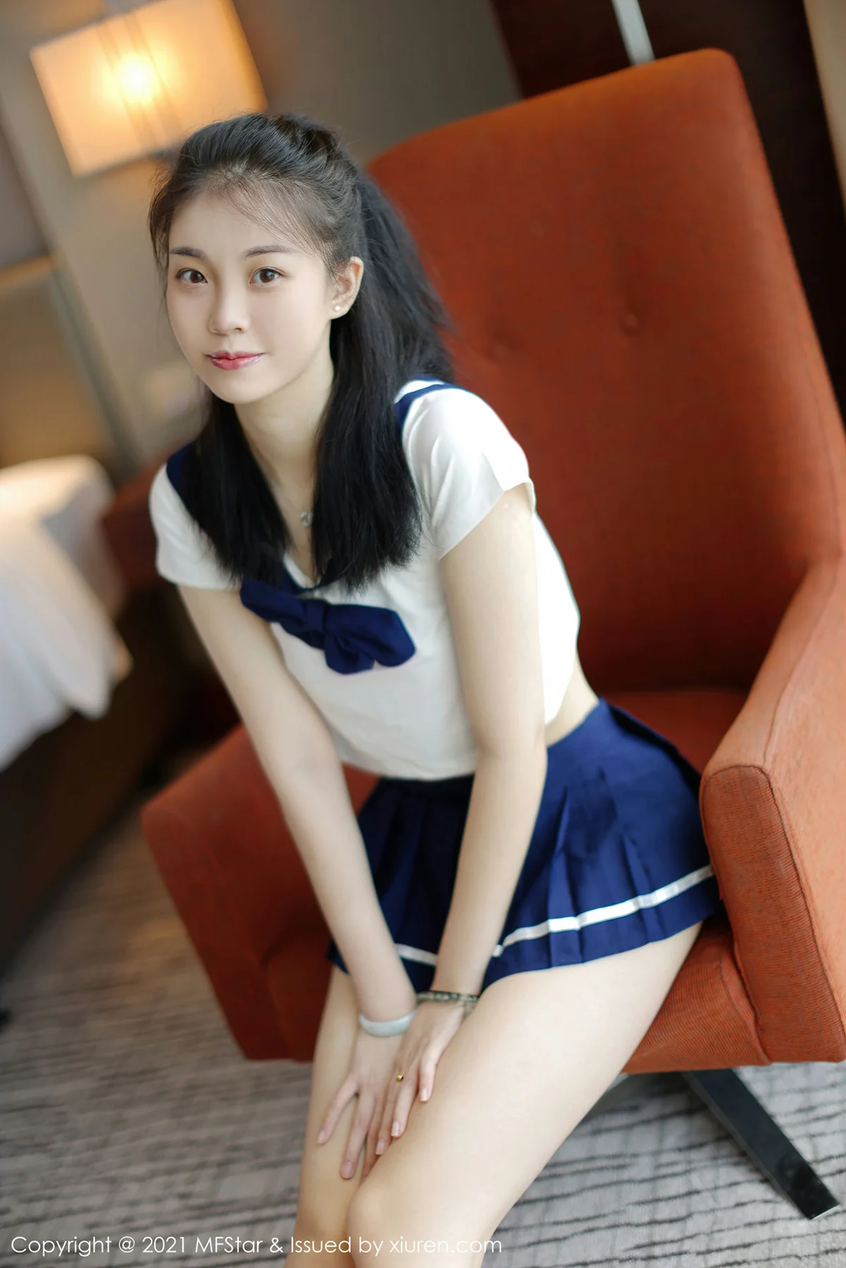 MFStar 模范学院 Vol.526 JK制服新人模特 一颗甜蛋黄a 1 - 1