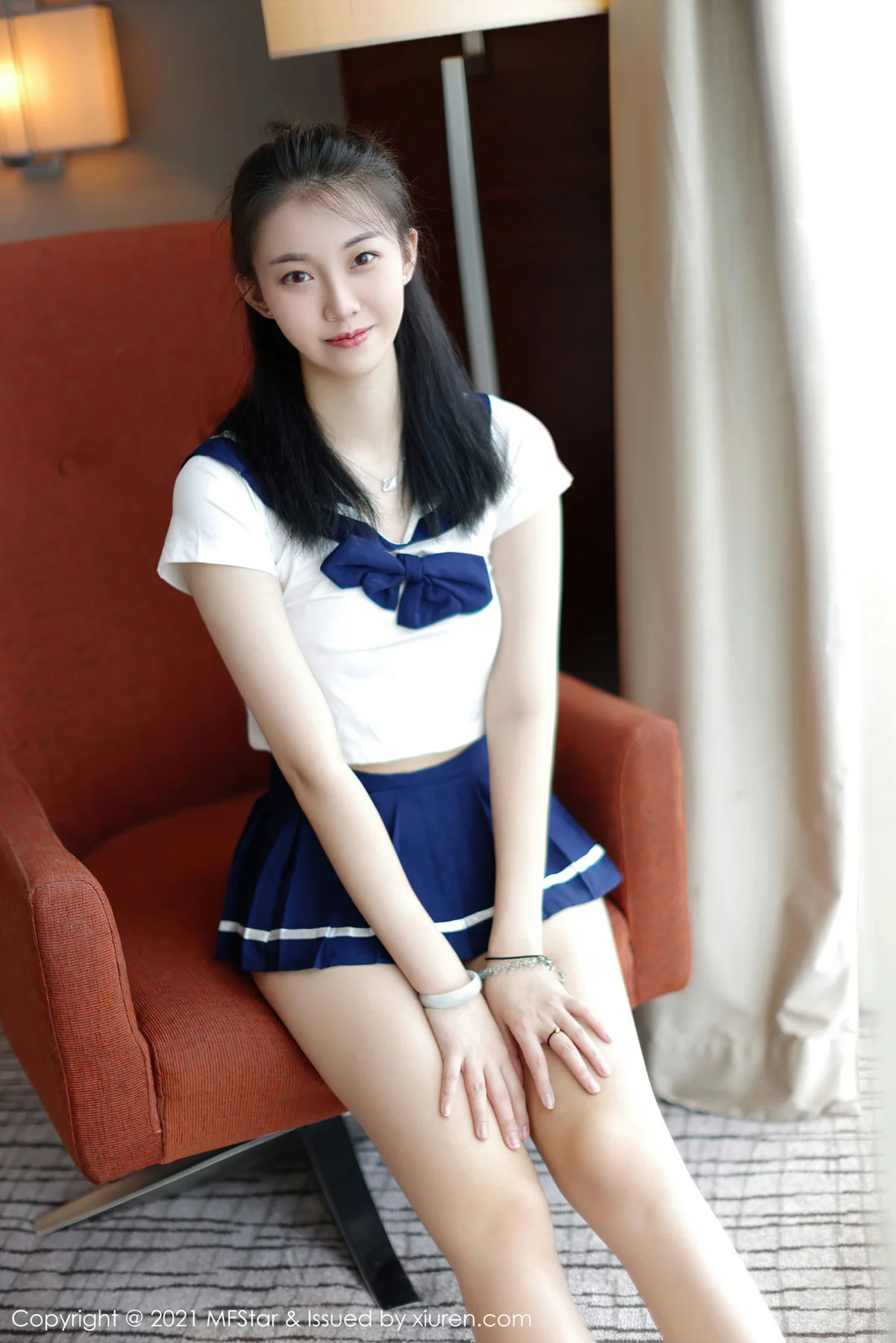 MFStar 模范学院 Vol.526 JK制服新人模特 一颗甜蛋黄a 1 - 2