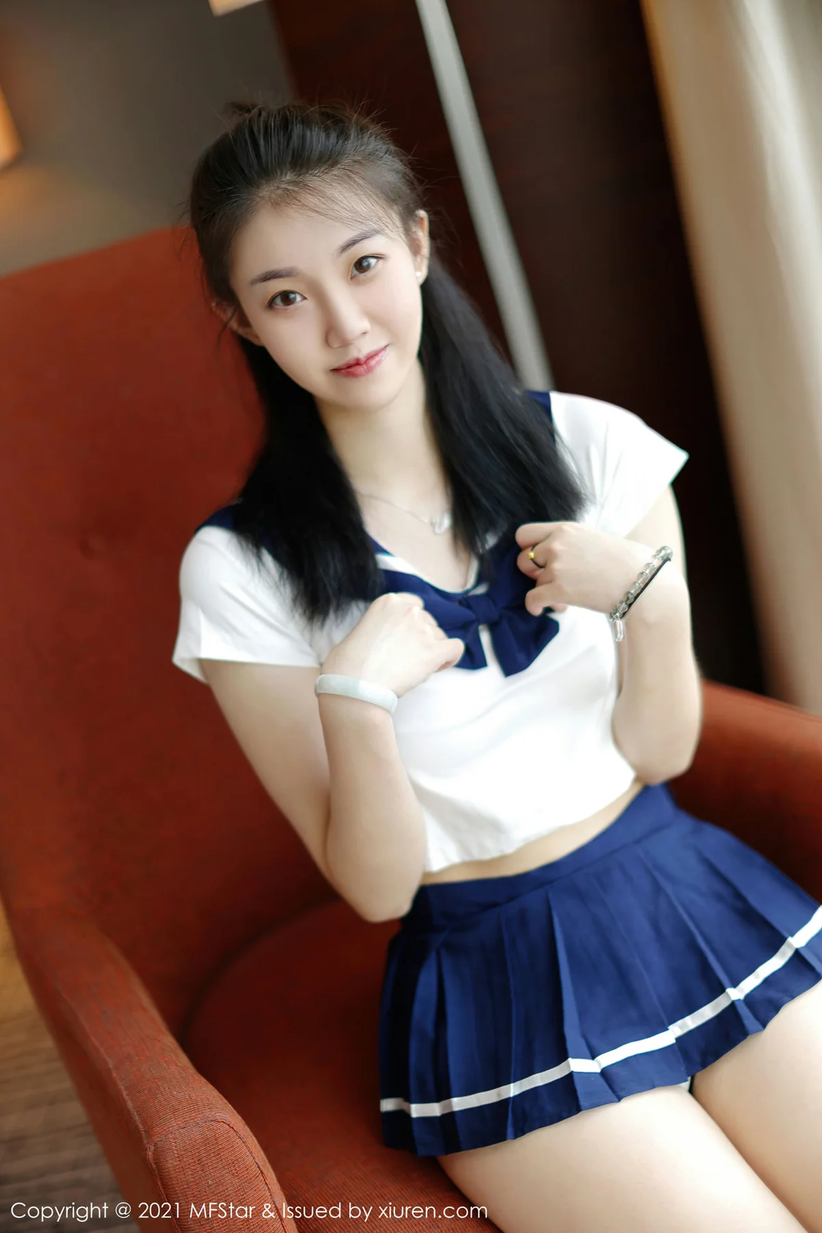 MFStar 模范学院 Vol.526 JK制服新人模特 一颗甜蛋黄a 1 - 3