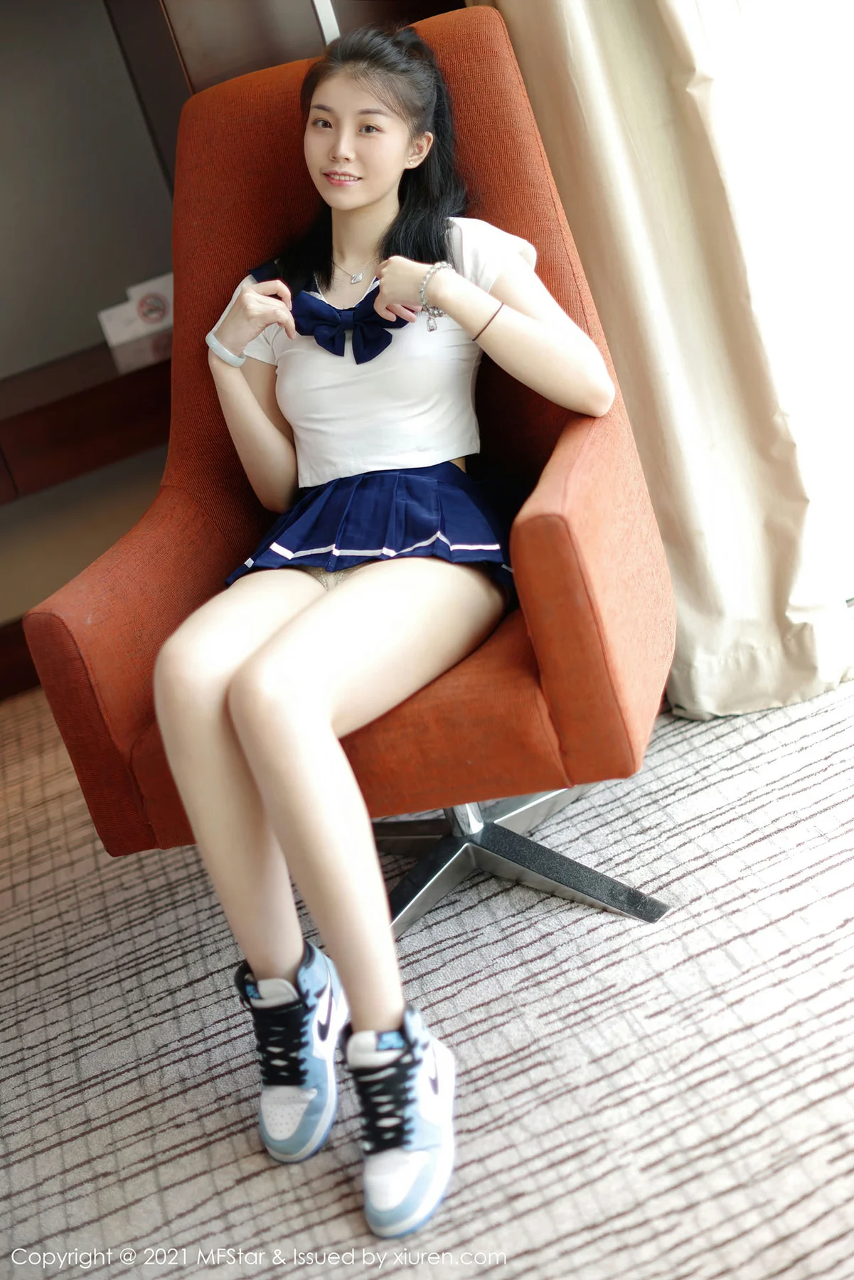 MFStar 模范学院 Vol.526 JK制服新人模特 一颗甜蛋黄a 1 - 3