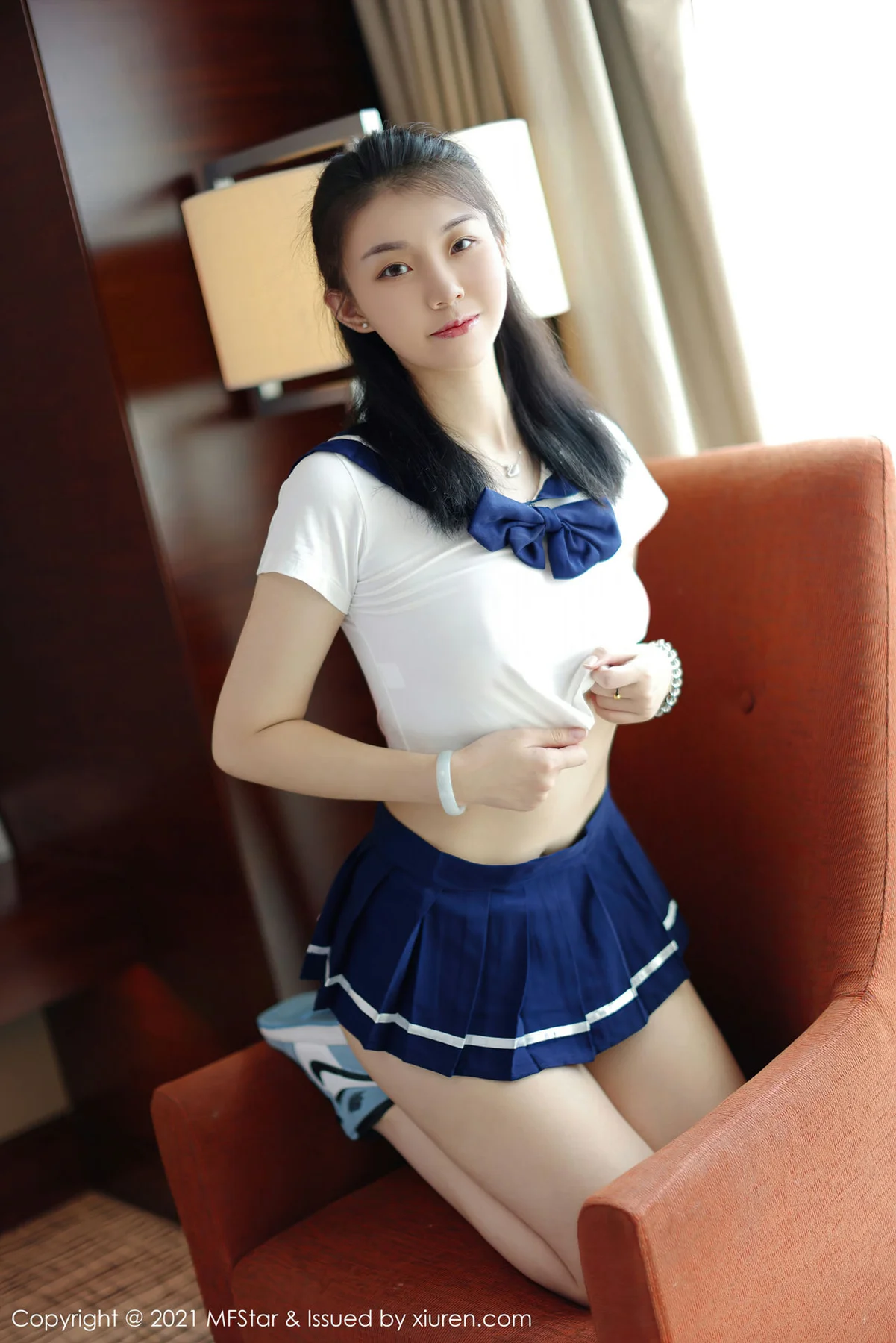 MFStar 模范学院 Vol.526 JK制服新人模特 一颗甜蛋黄a 1 - 9