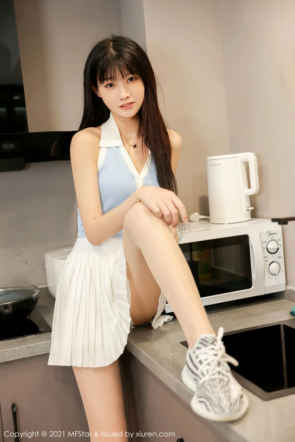 MFStar 模范学院 Vol.533 77qiqi 清纯小美眉 - 3