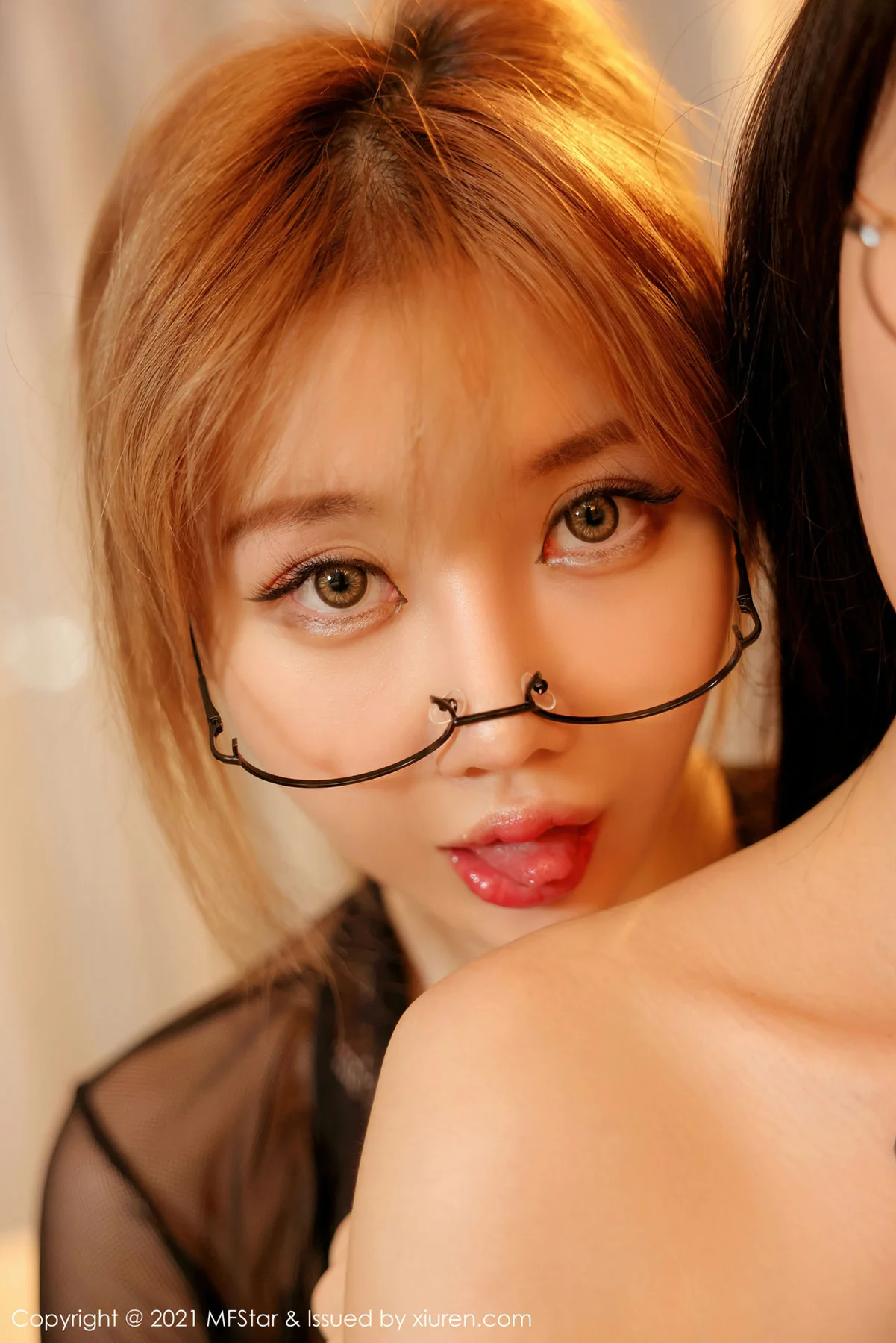 MFStar 模范学院 Vol.538 黑丝眼镜OL模特合集 - 5