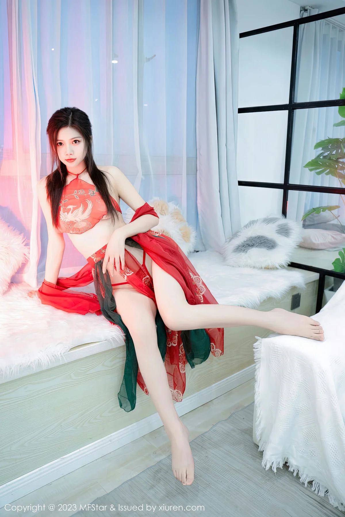 MFStar 模范学院 Vol.597  星萌 古装服饰清纯可人写真 - 6