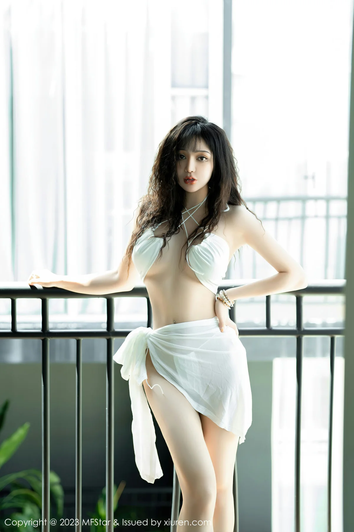 MFStar 模范学院 Vol.617 文静儿 魅惑动人白色服饰写真 - 10