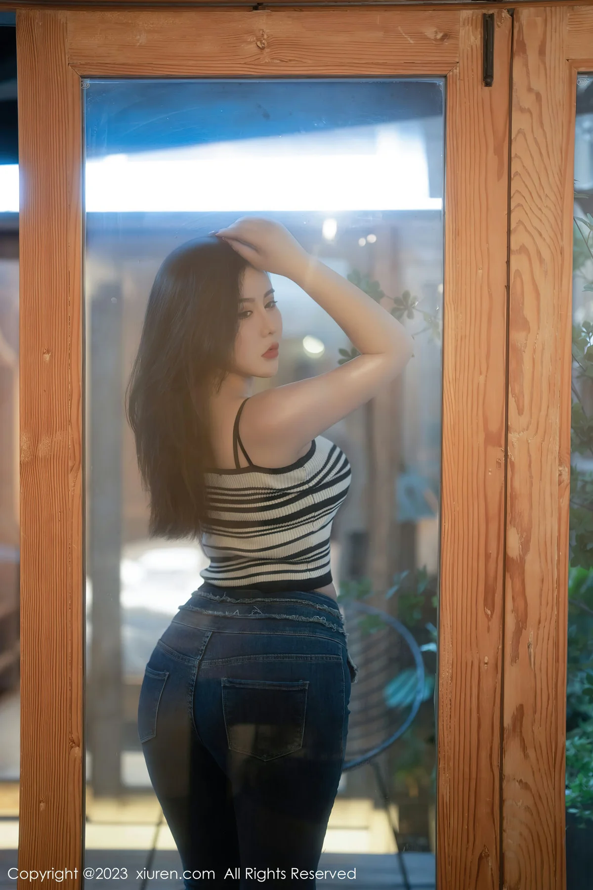 MFStar 模范学院 Vol.618 伊诺 黑色轻透情趣服饰内衣 - 6