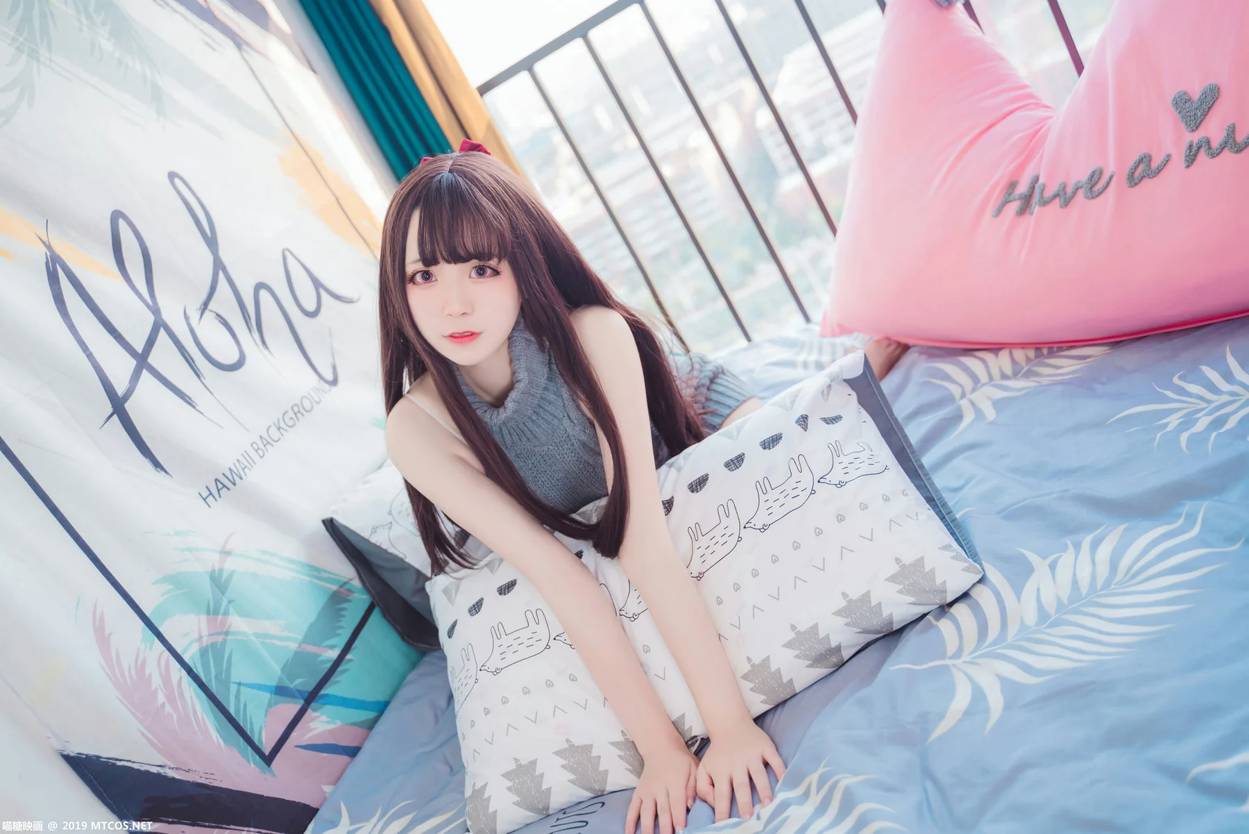 MTYH 喵糖映画 Vol.030  露背毛衣 - 1