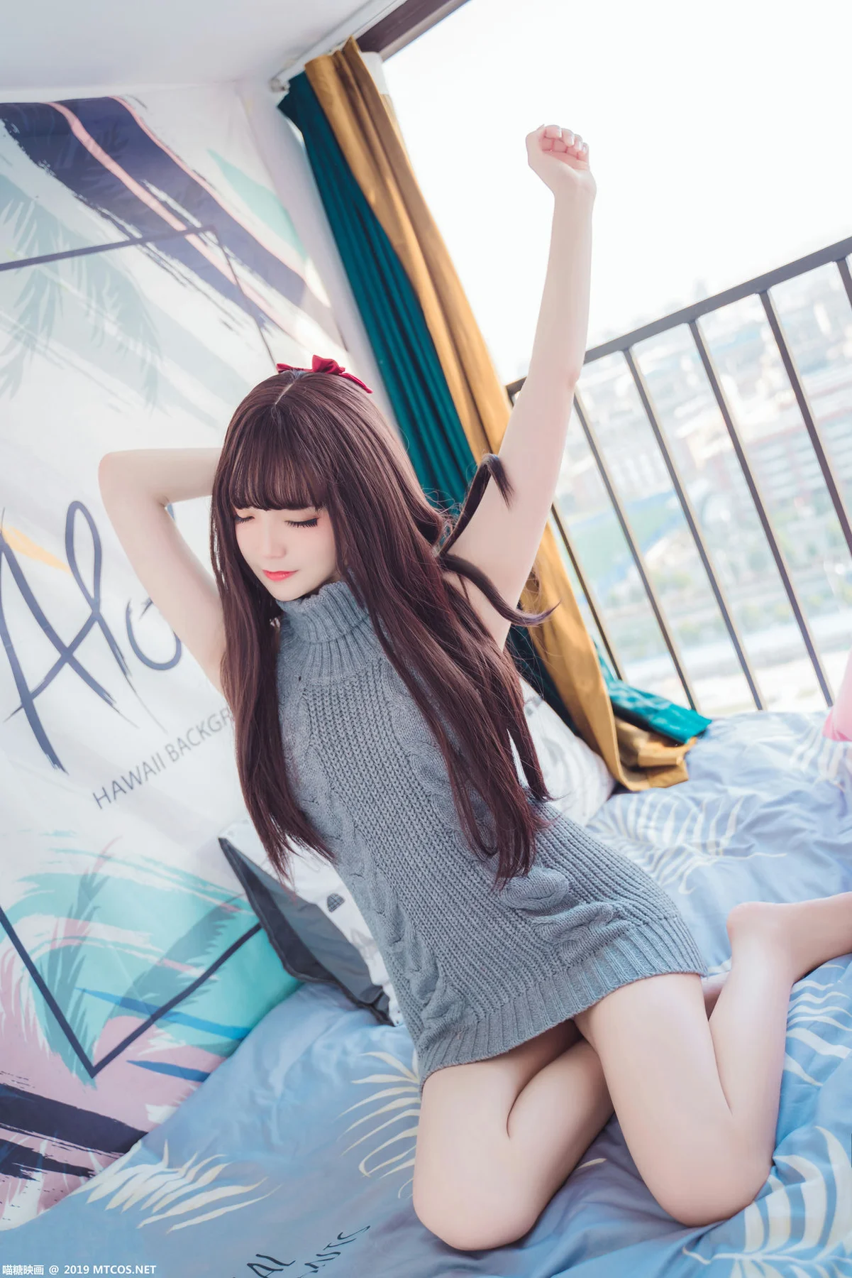 MTYH 喵糖映画 Vol.030  露背毛衣 - 2