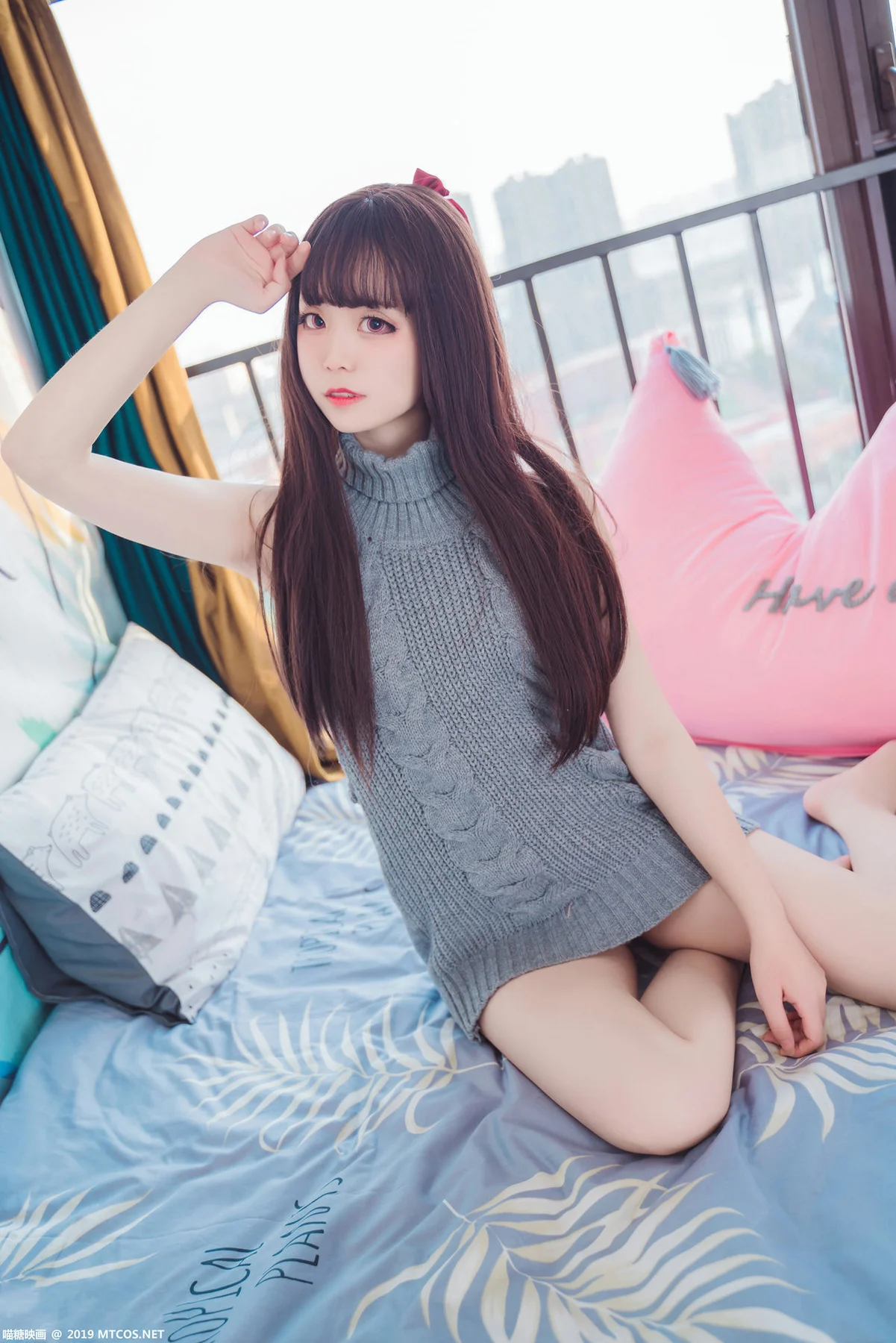 MTYH 喵糖映画 Vol.030  露背毛衣 - 7