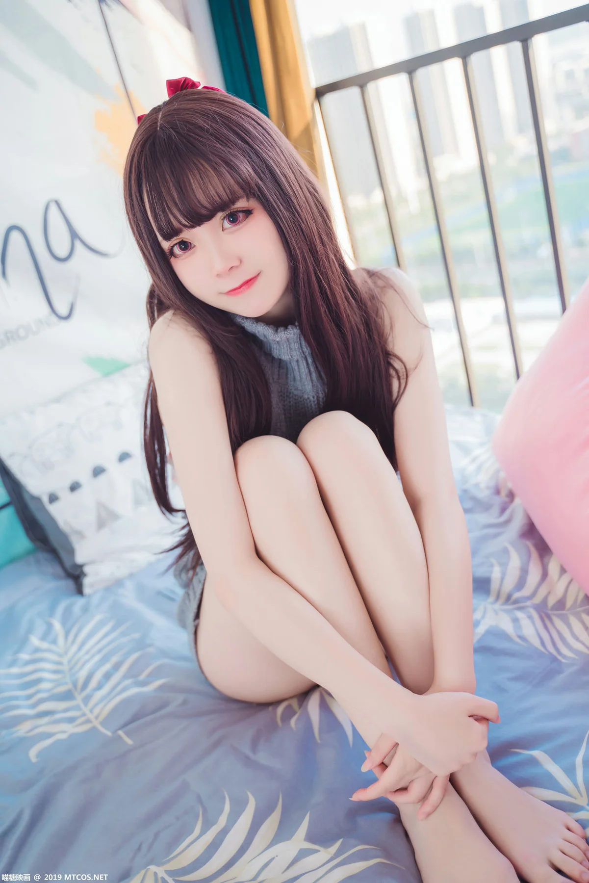 MTYH 喵糖映画 Vol.030  露背毛衣 - 9