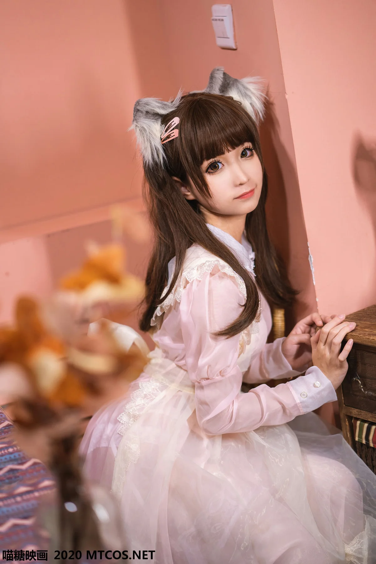 MTYH 喵糖映画 Vol.119  粉色猫儿女仆 - 1