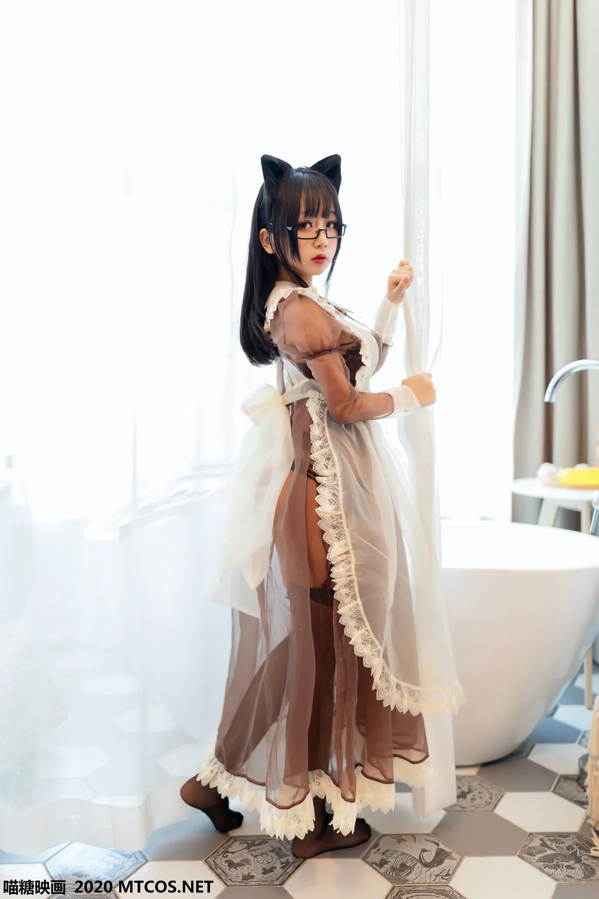 MTYH 喵糖映画 Vol.125  棕色透明女仆 - 4