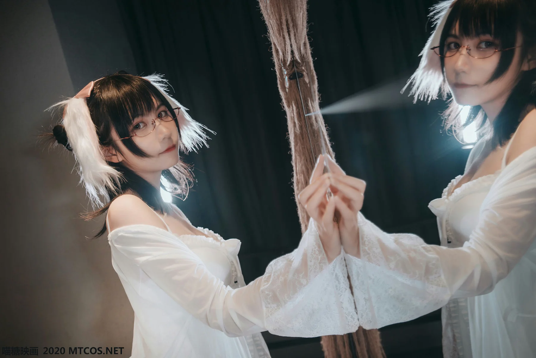 MTYH 喵糖映画 Vol.139  白色私房睡裙 - 2