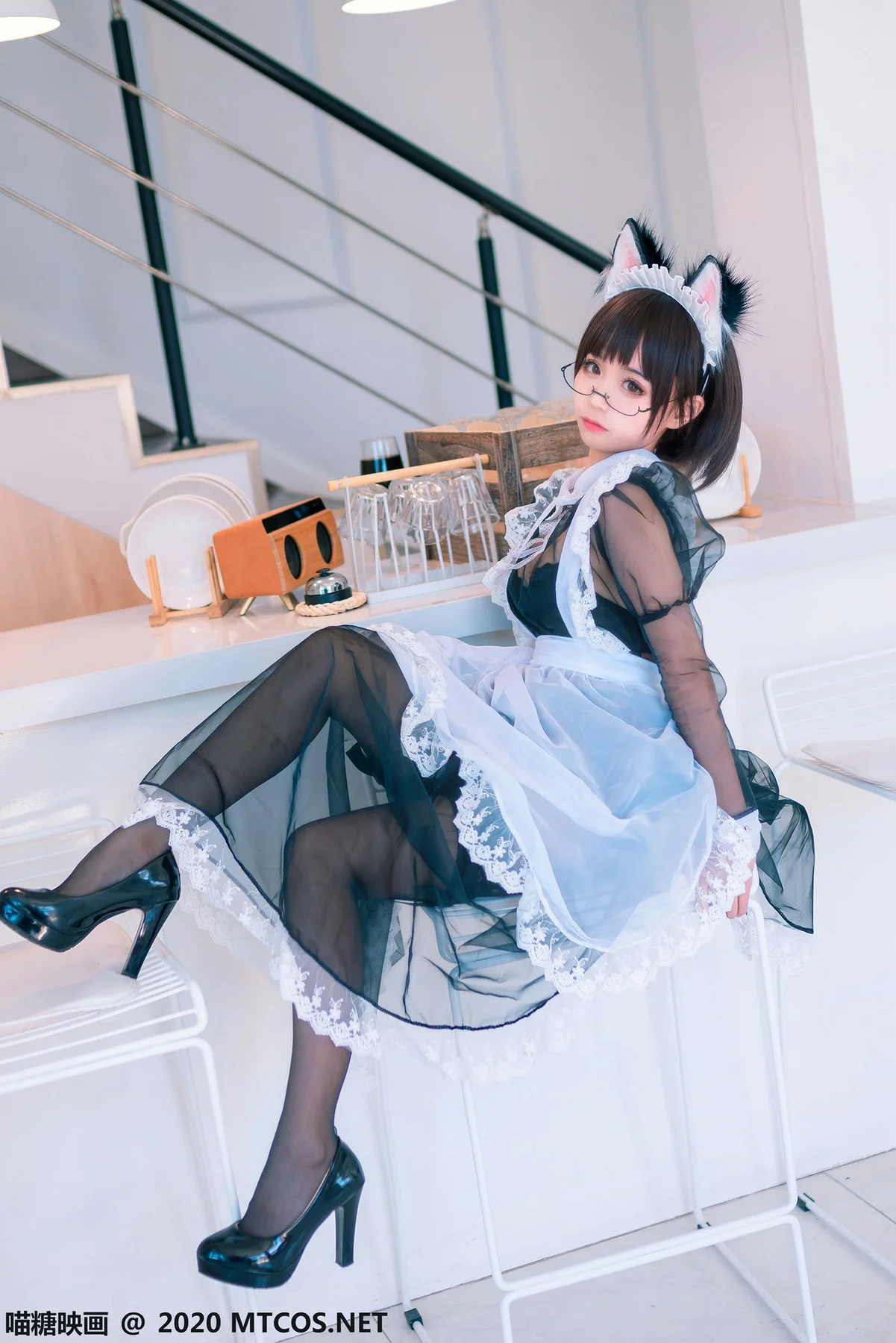 MTYH 喵糖映画 Vol.169  猫咪眼镜妹仆人装 - 2