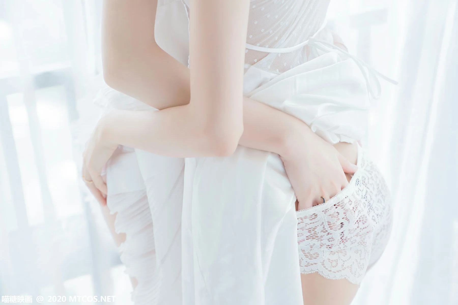 MTYH 喵糖映画 Vol.173  她 白色长裙 - 8