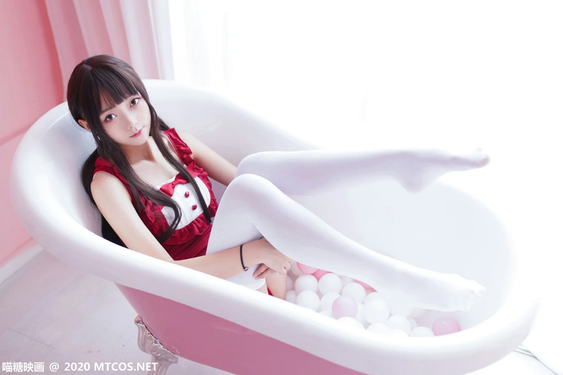 MTYH 喵糖映画 Vol.179  粉色浴缸泡泡 - 7