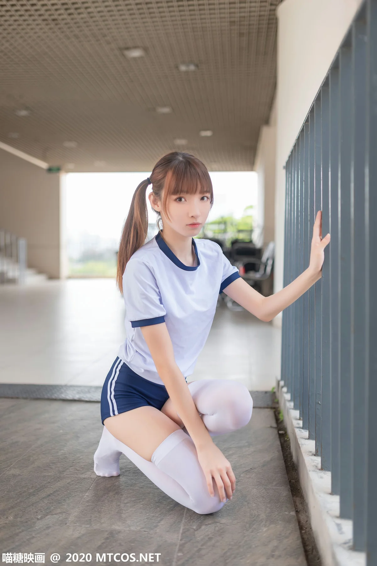 MTYH 喵糖映画 Vol.182  白袜体操服 马尾 - 1