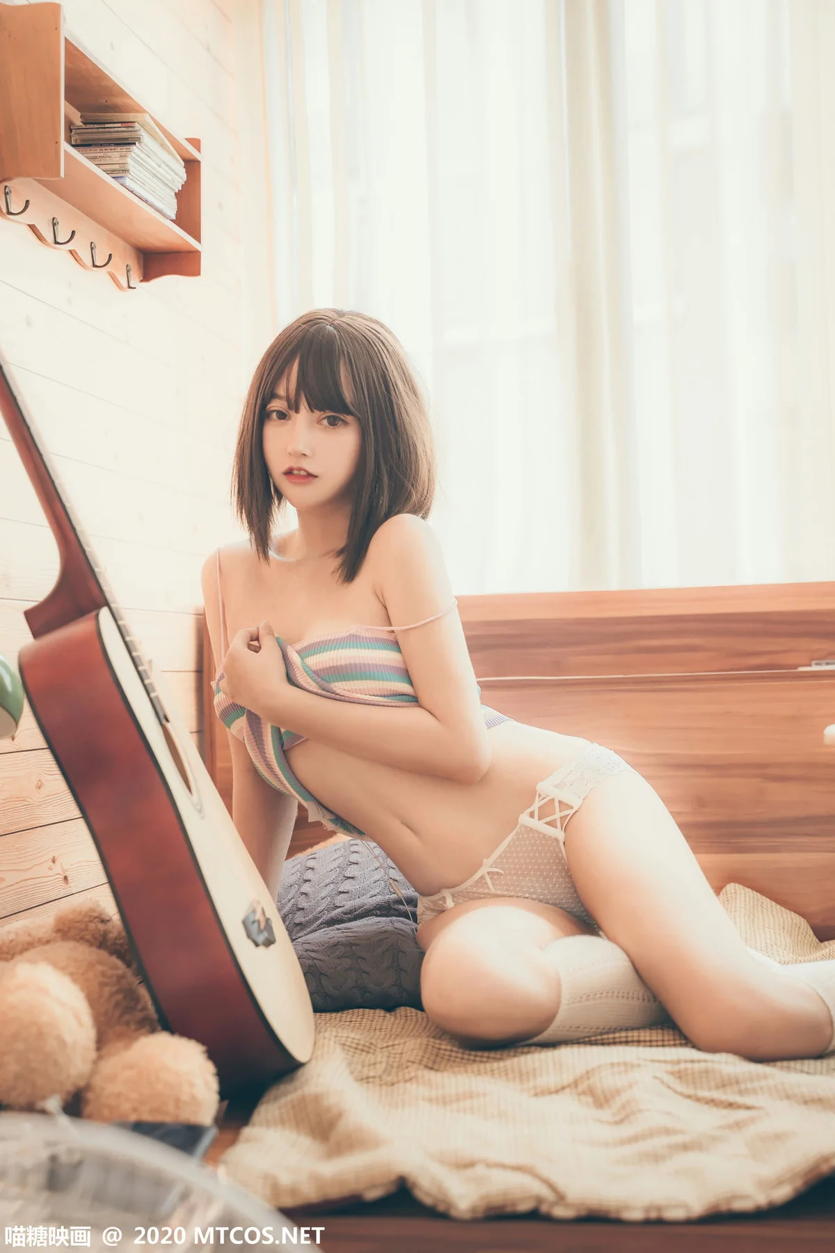 MTYH 喵糖映画 Vol.196  复古私房 短发美女 - 1