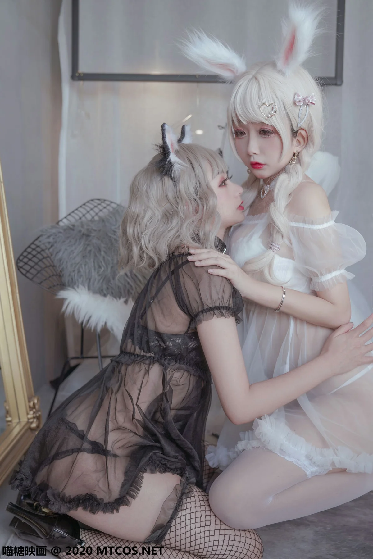 MTYH 喵糖映画 Vol.200  黑猫与白兔 - 4