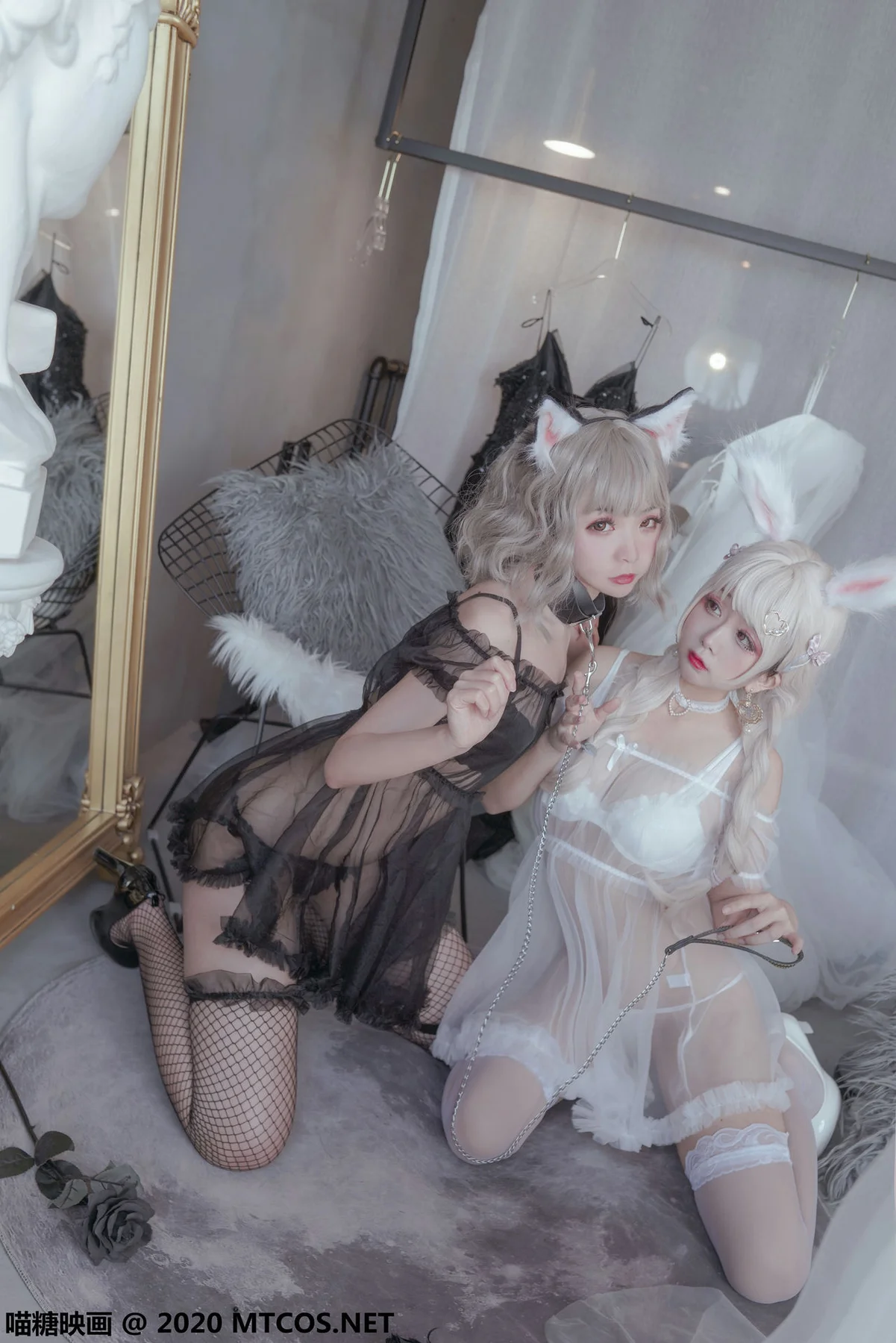 MTYH 喵糖映画 Vol.200  黑猫与白兔 - 10