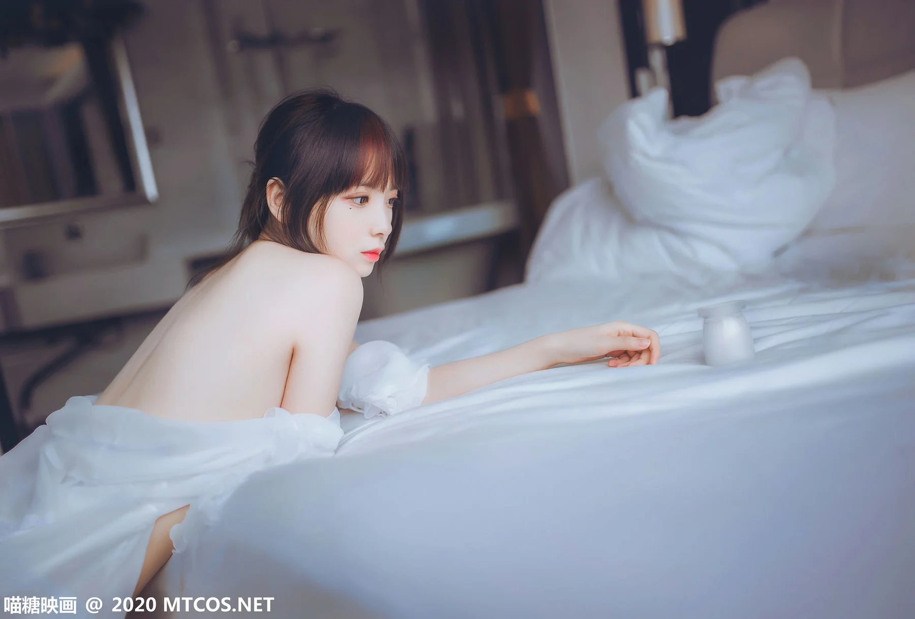 MTYH 喵糖映画 Vol.204  纯白睡裙 - 3