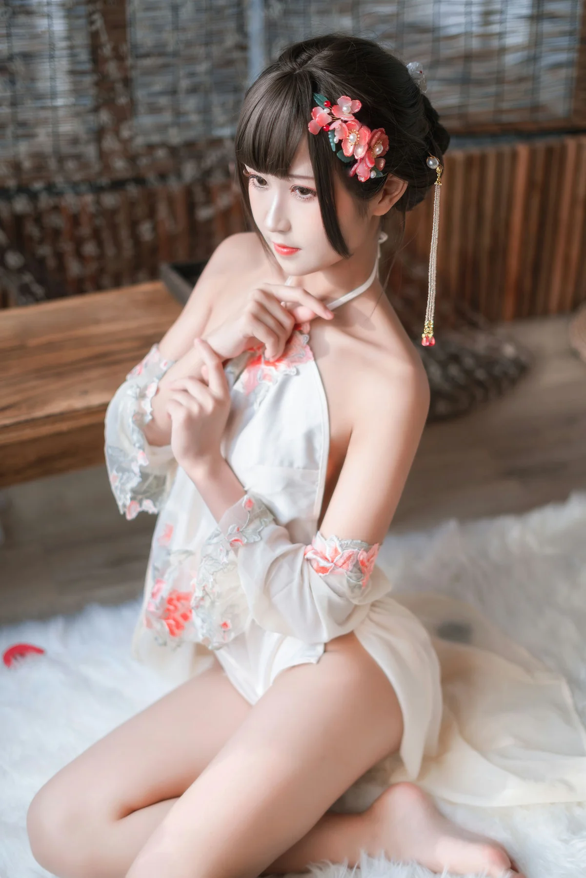 MTYH 喵糖映画 Vol.230  少女肚兜 花溪纱 - 5