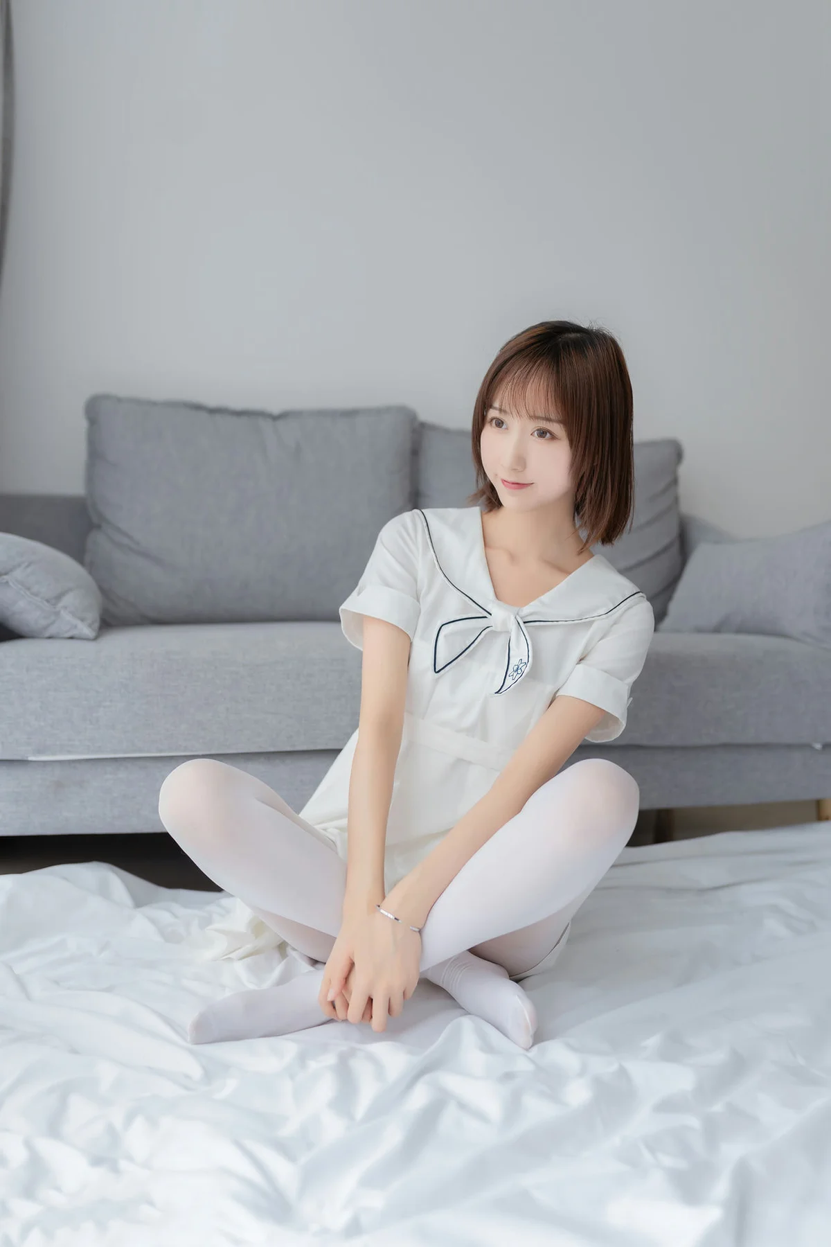 MTYH 喵糖映画 Vol.271  纯色白裙 - 2