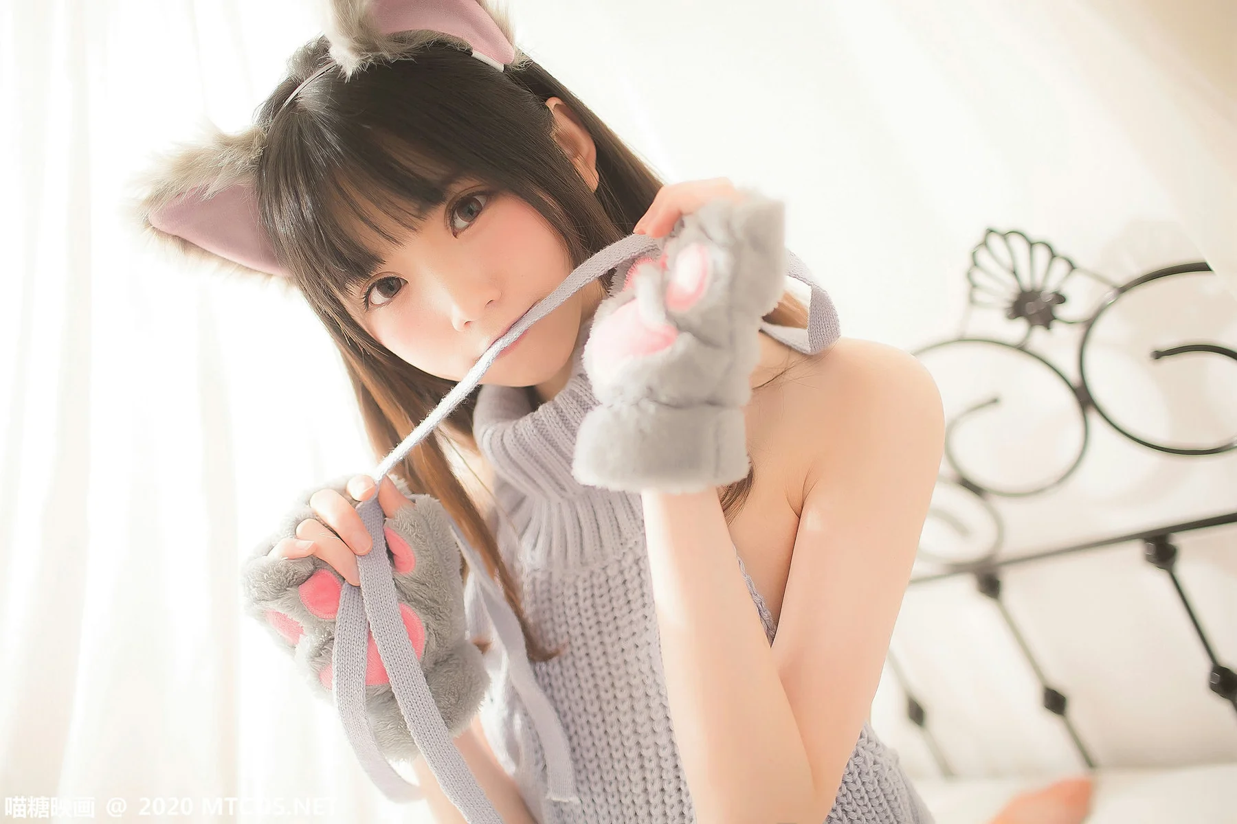 MTYH 喵糖映画 Vol.274  萌娘的蓝色毛衣 - 6