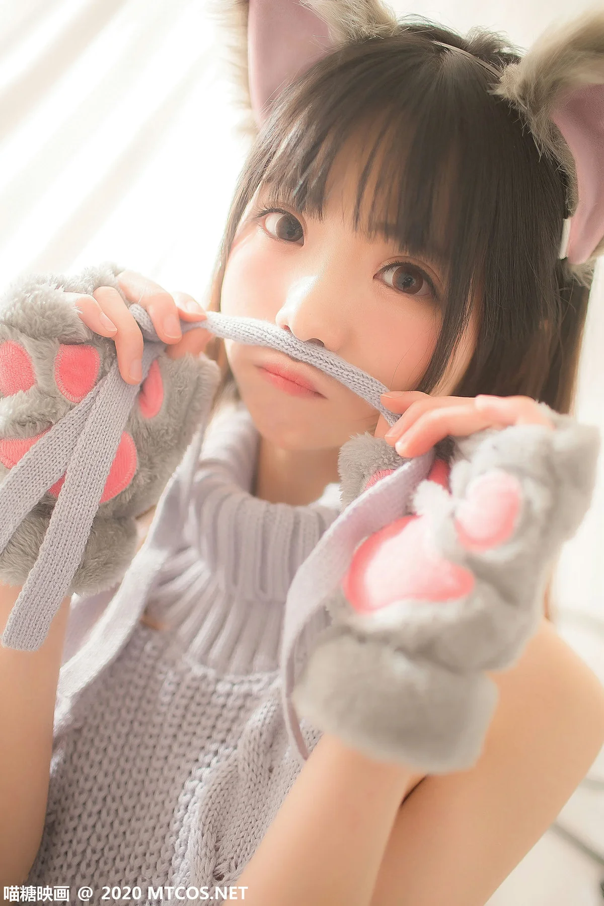 MTYH 喵糖映画 Vol.274  萌娘的蓝色毛衣 - 9