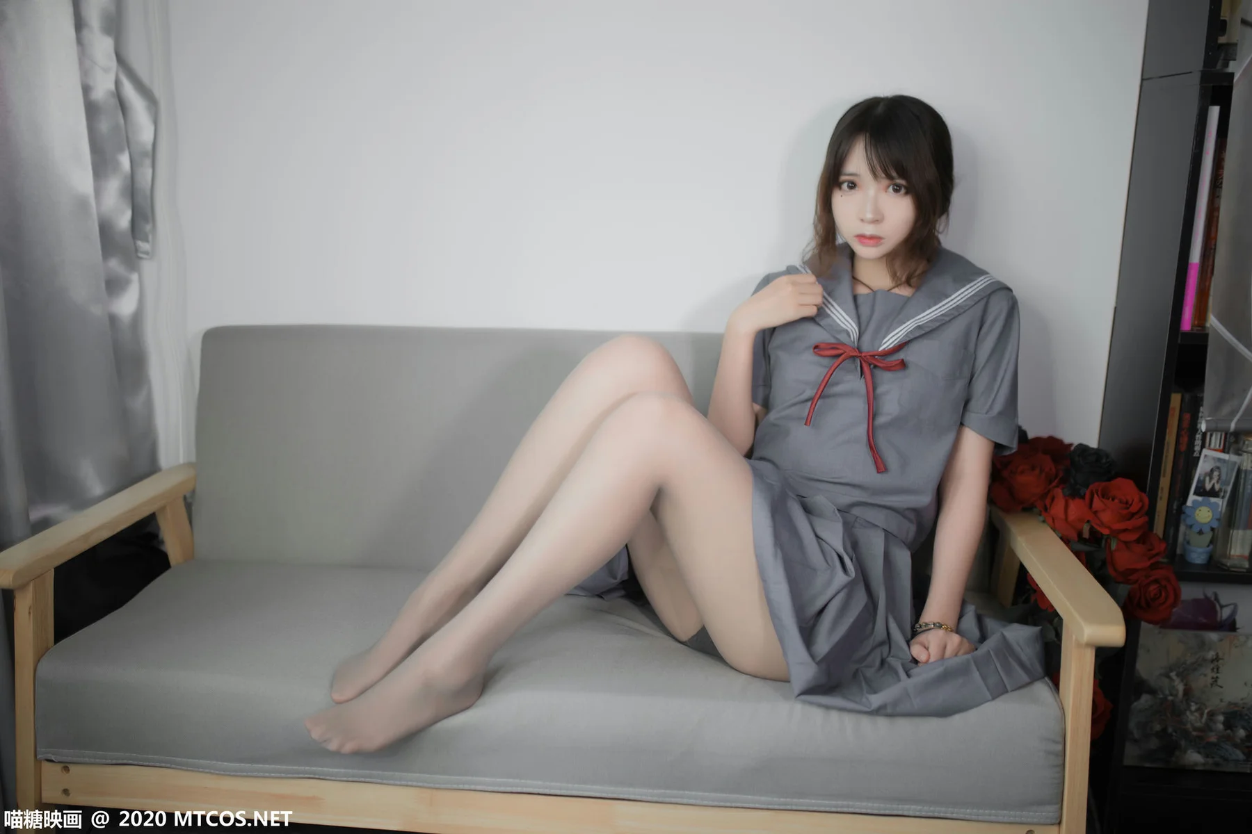 MTYH 喵糖映画 Vol.295  制服灰丝 - 4