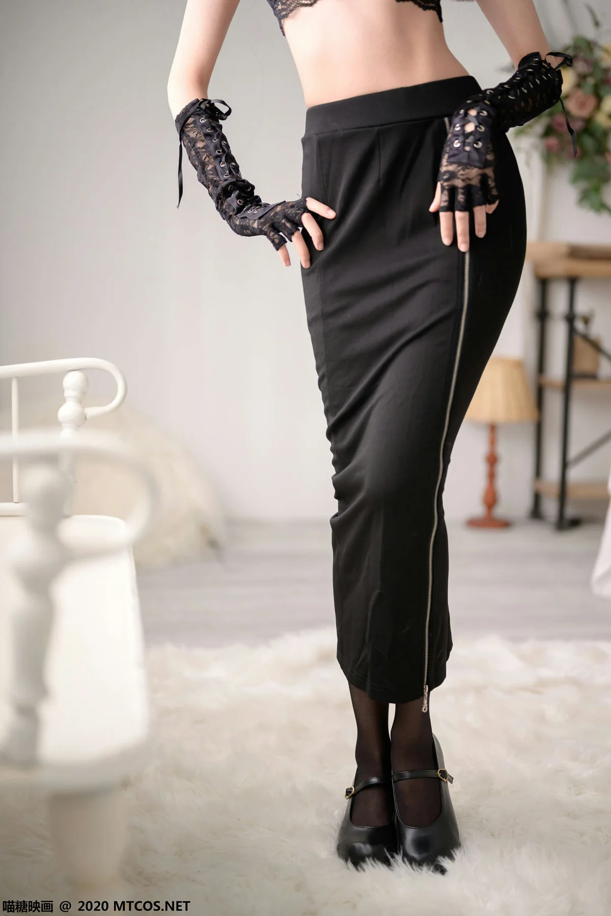 MTYH 喵糖映画 Vol.302  气质黑丝个性美眉 - 5