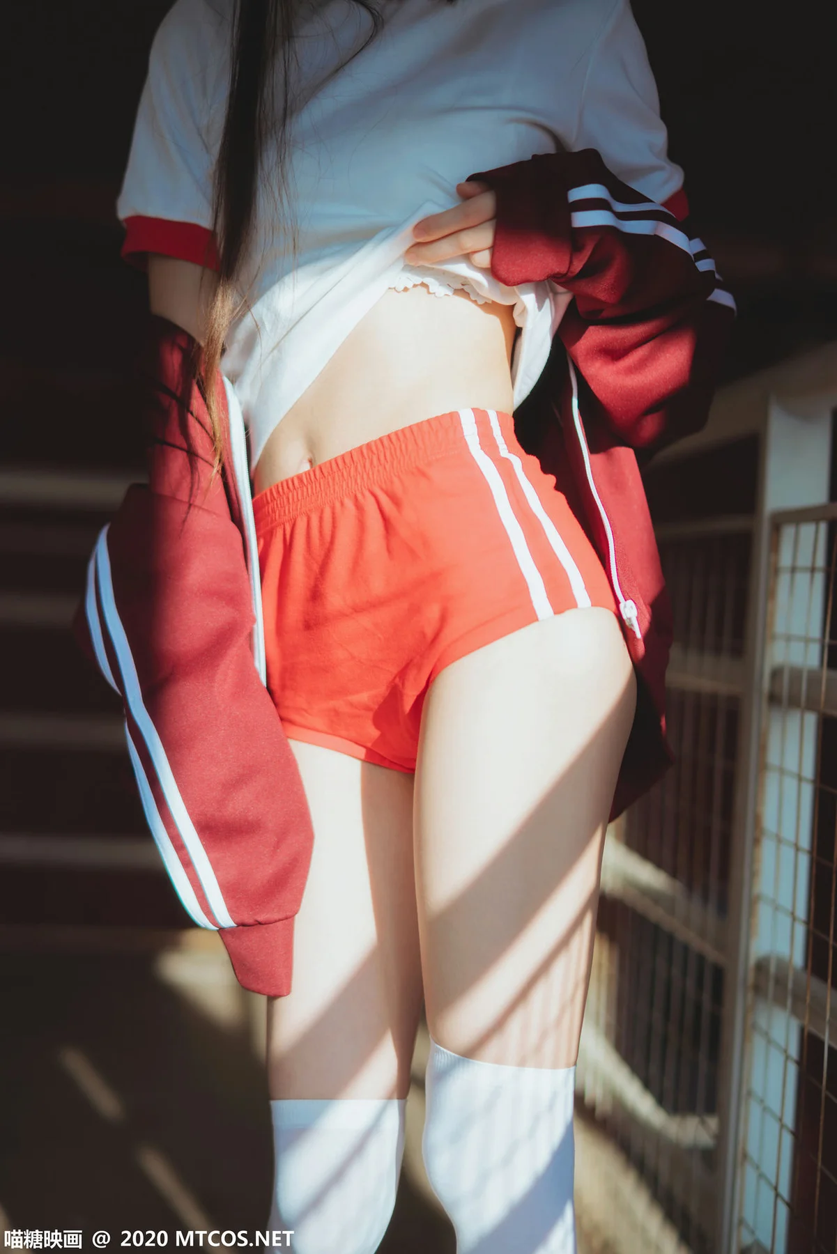 MTYH 喵糖映画 Vol.308  红色校服美眉 - 1