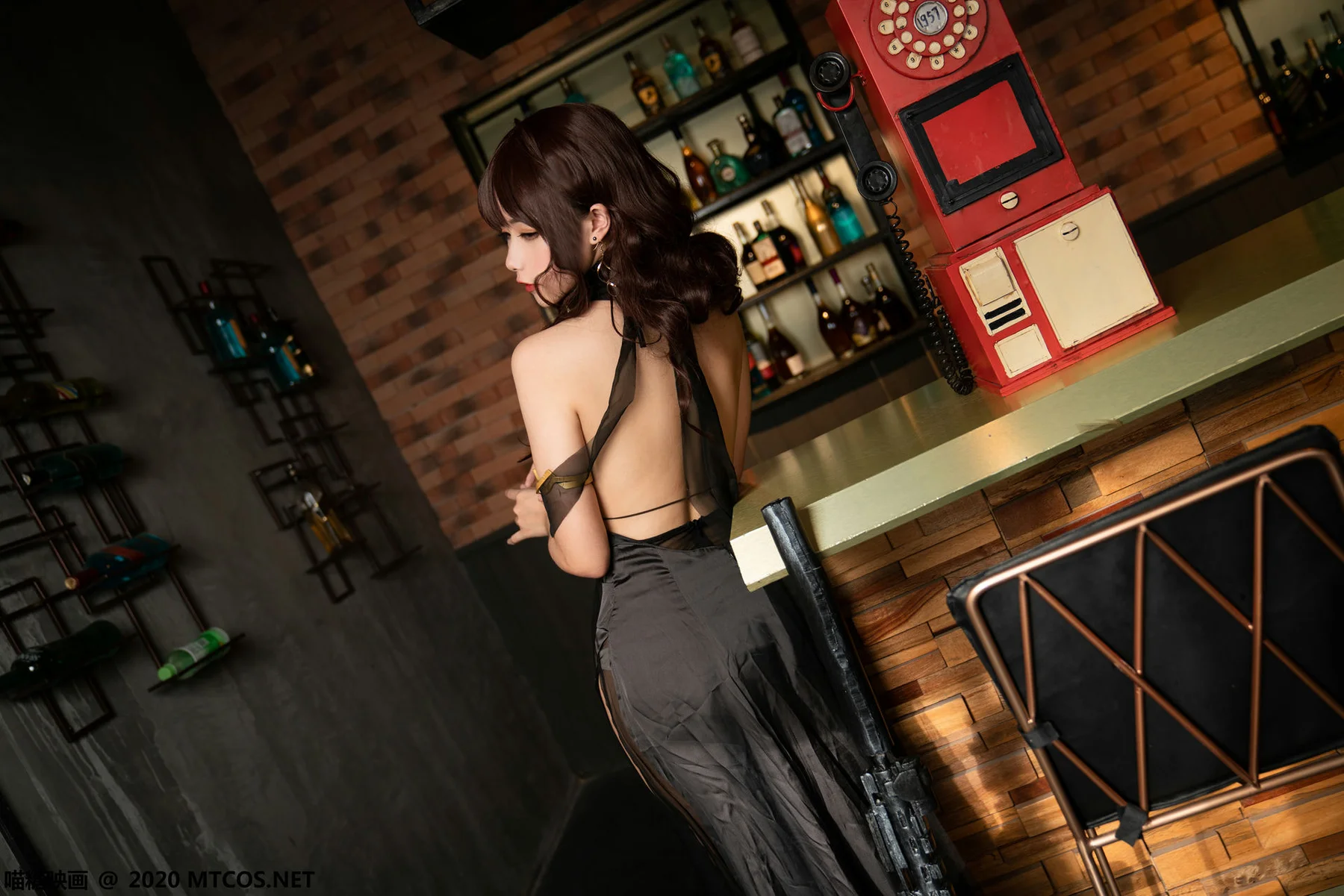 MTYH 喵糖映画 Vol.336 黑裙酒馆 - 9