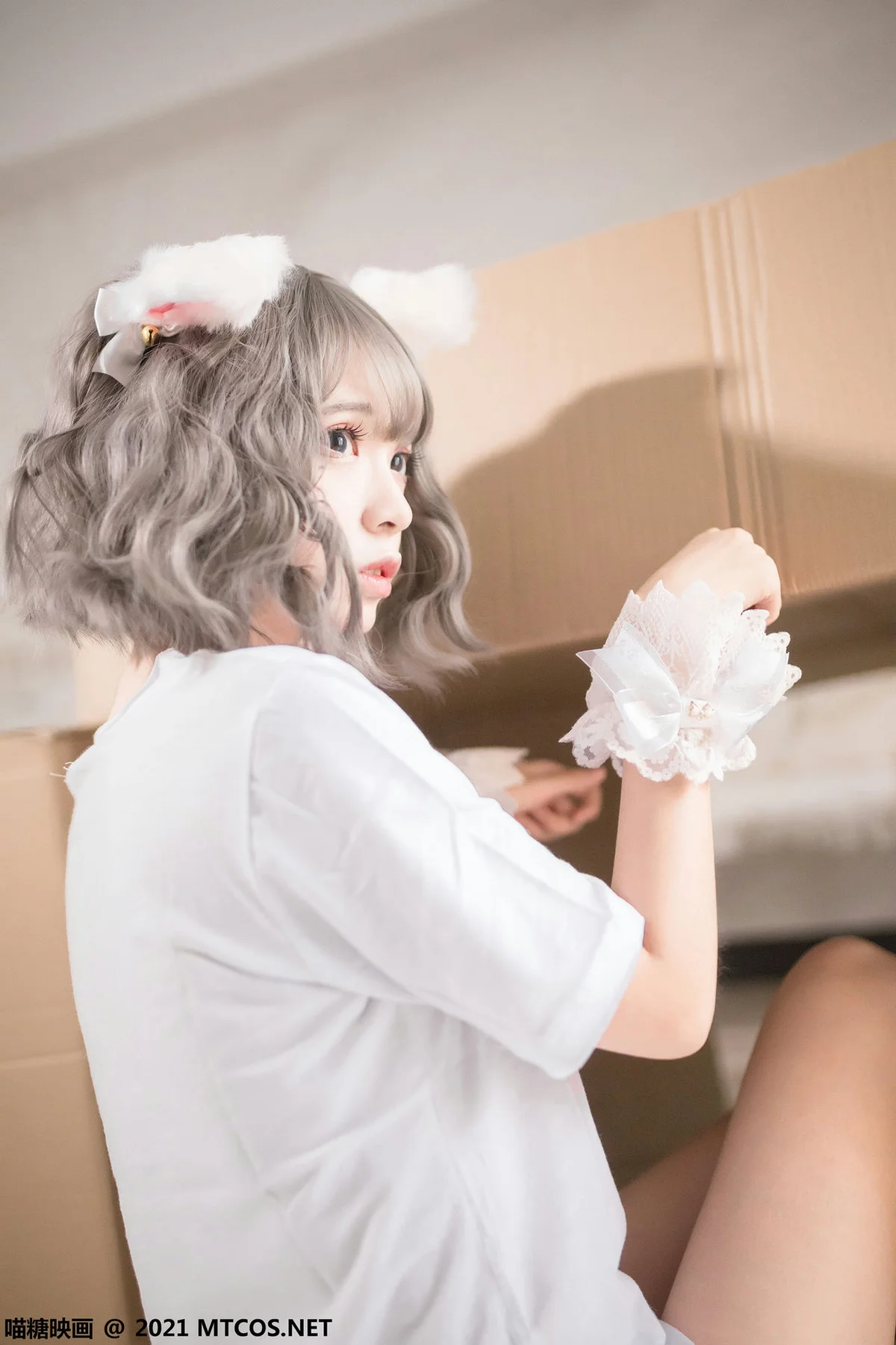 MTYH 喵糖映画 Vol.359 纱雾和白猫 - 5