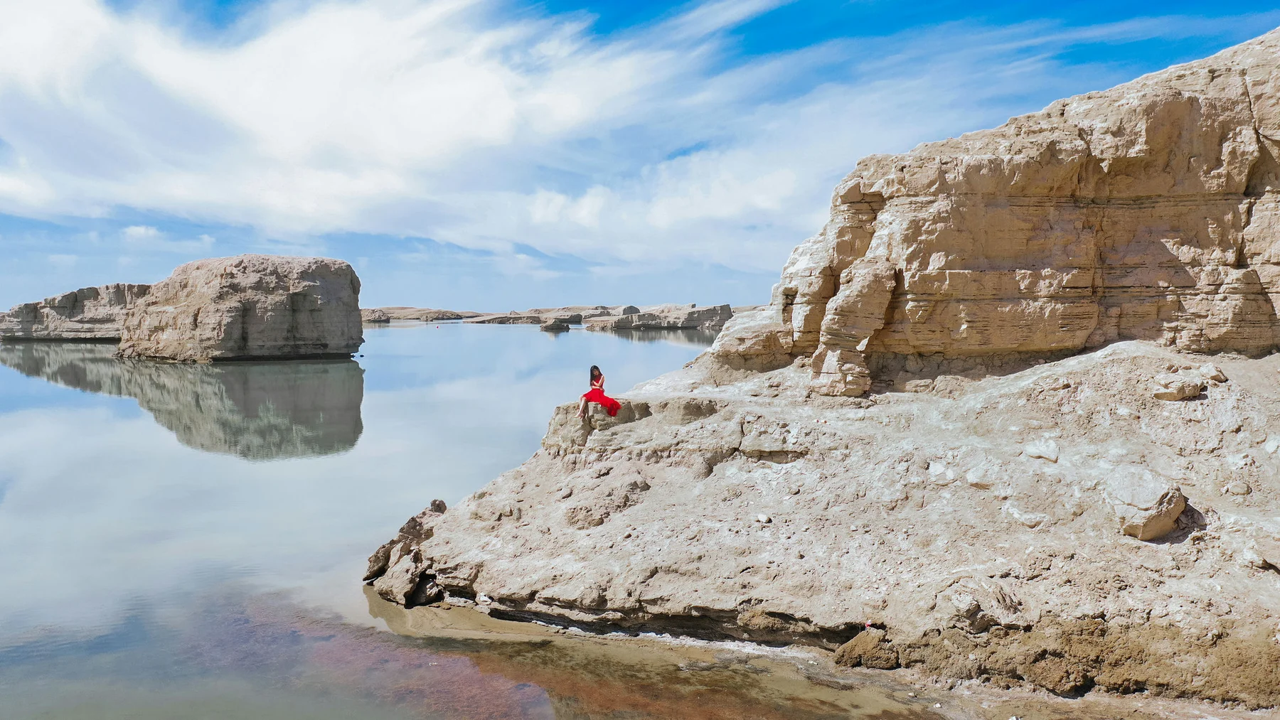 MTYH 喵糖映画 Vol.372 海边红裙 - 1